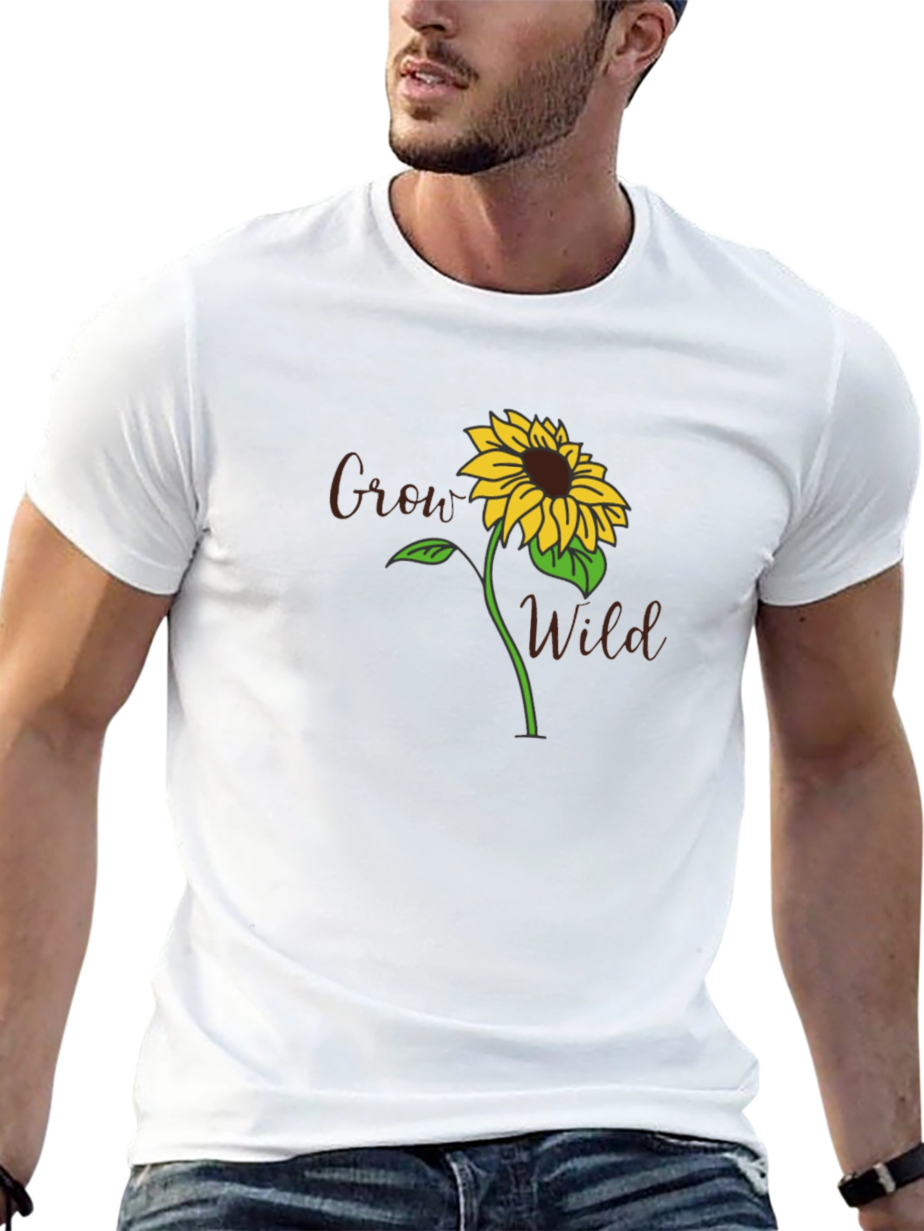 Grow Wild Sunflower Graphic Tee