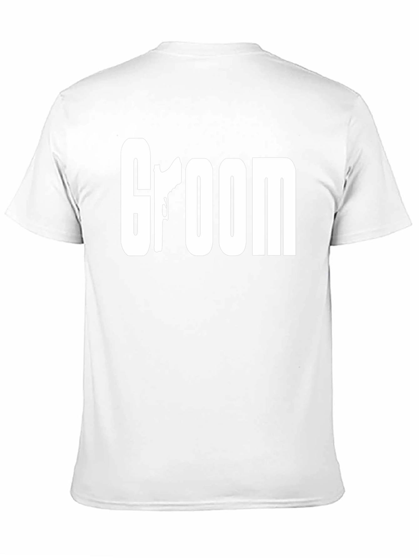 Groom Graphic Tee - Gun Silhouette Design
