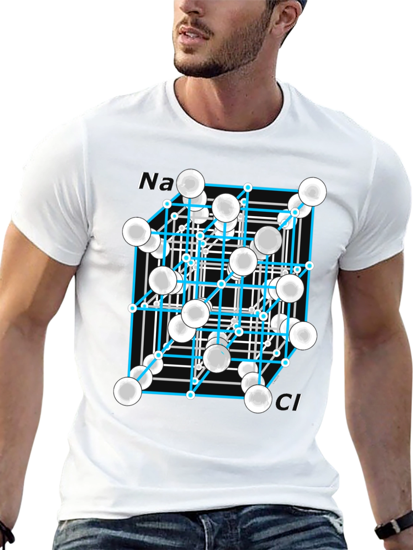 Sodium Chloride Molecule T-Shirt