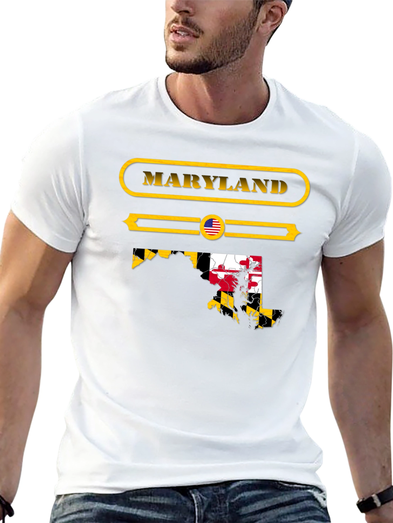 Maryland State Pride T-Shirt - Black