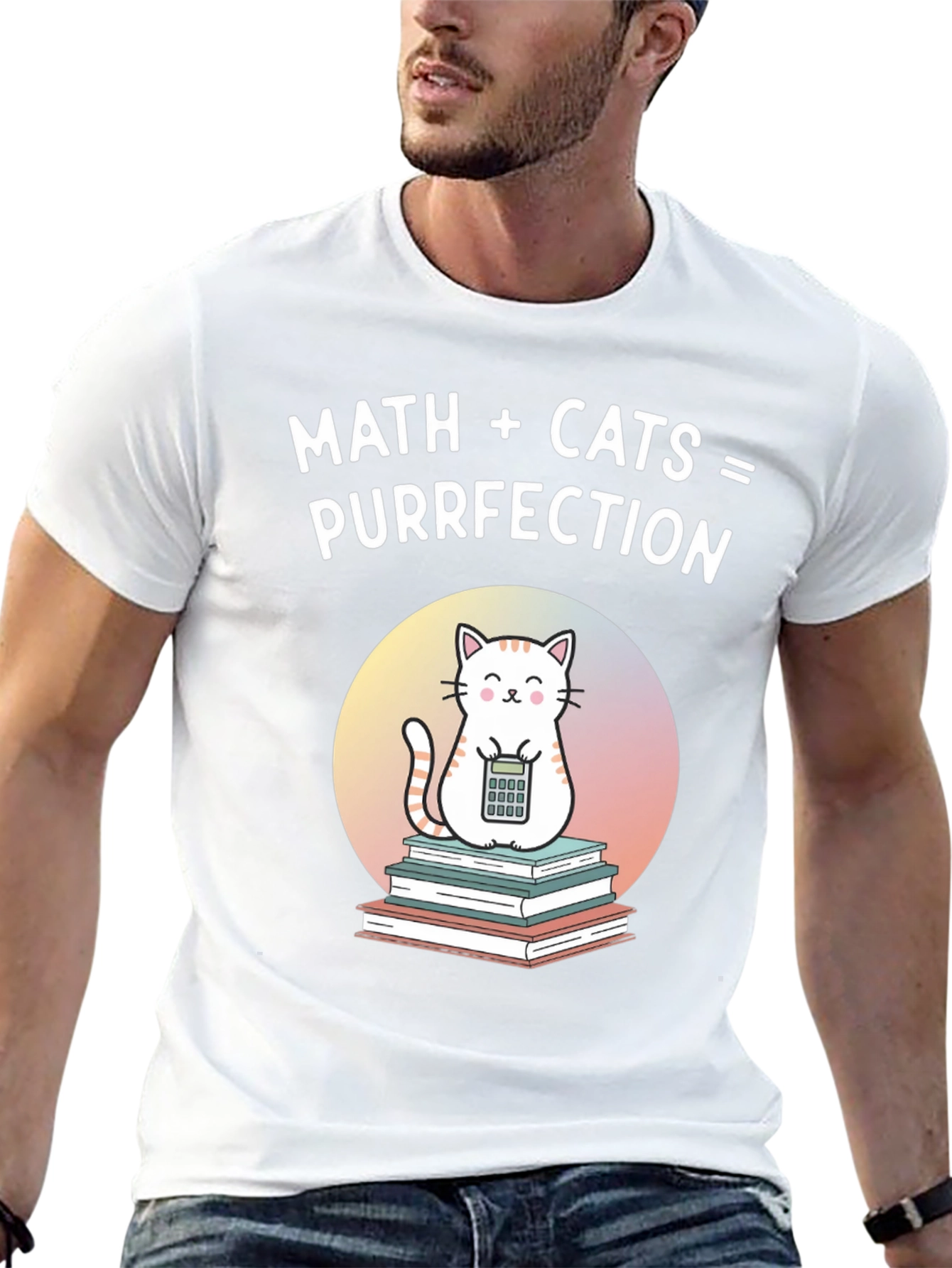 Math + Cats = Purrfection Graphic T-Shirt