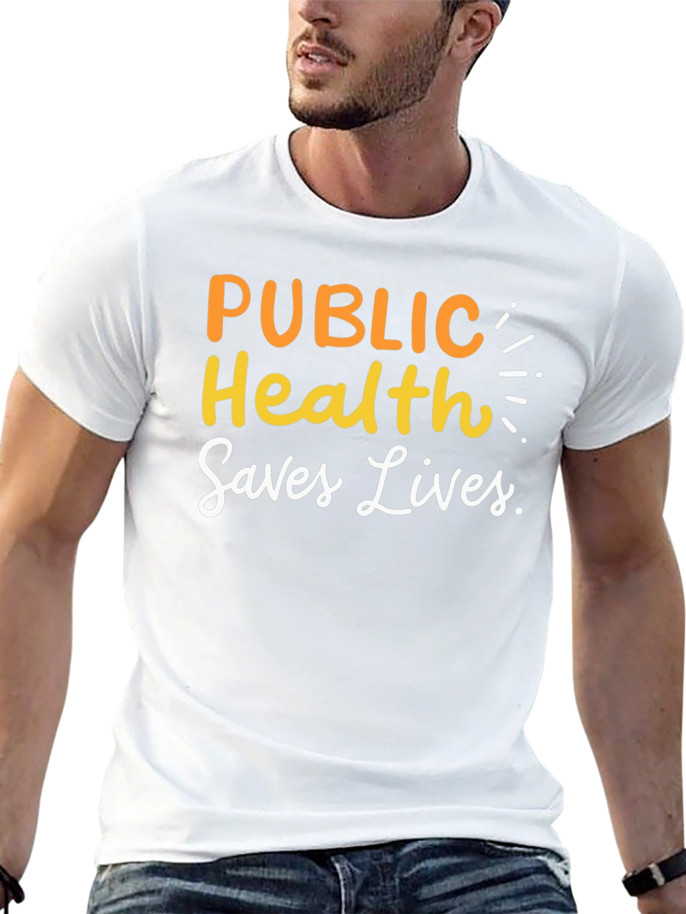 Public Health Saves Lives Graphic Tee