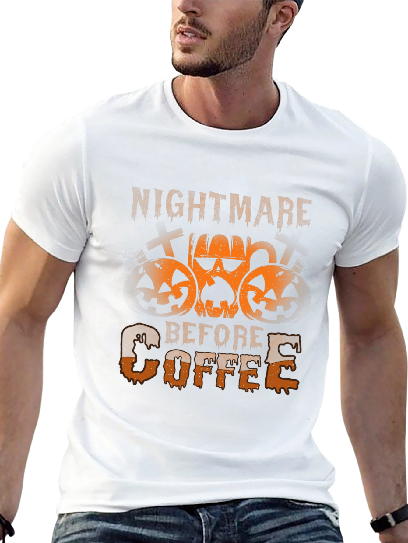 Nightmare Before Coffee Halloween T-Shirt