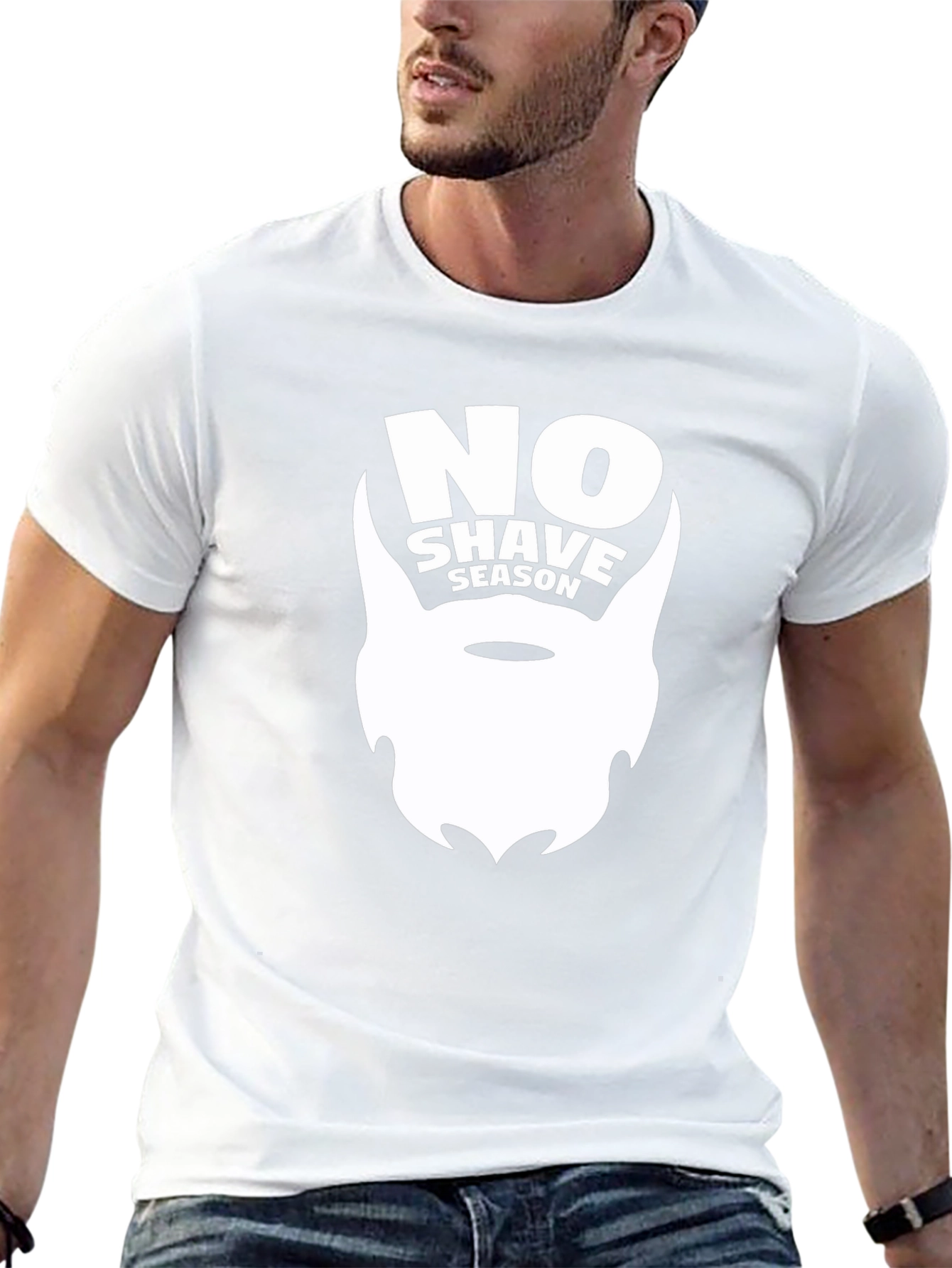 No Shave Season Graphic Tee - Black