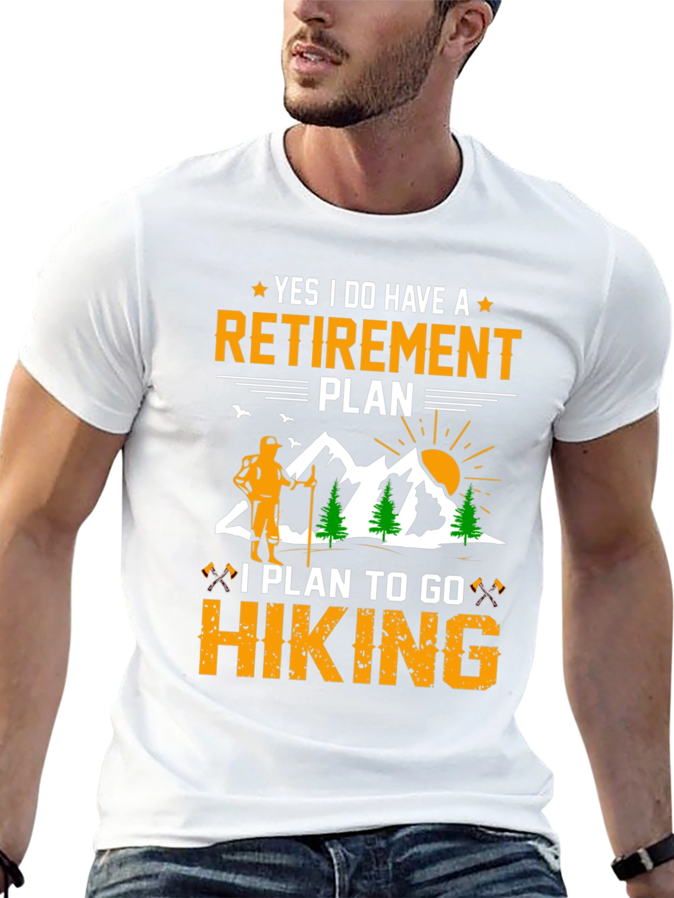 Retirement Plan Hiking T-Shirt