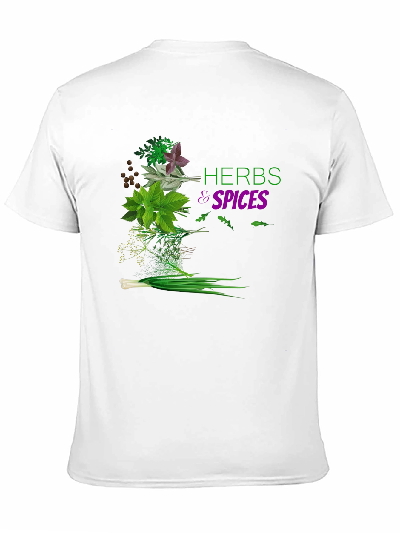 Herbs & Spices Graphic T-Shirt - Black