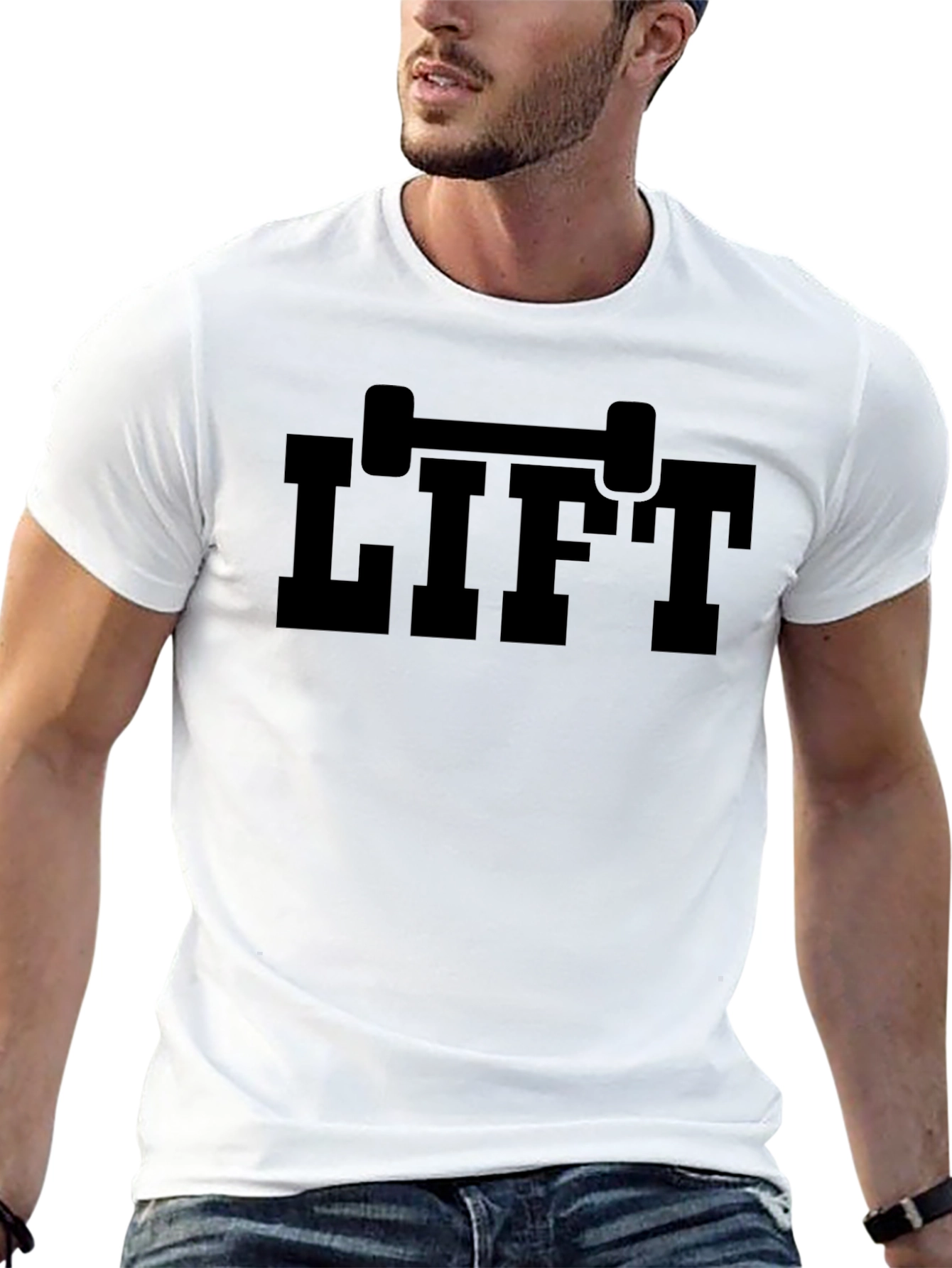Lift Heavy Weights Gym Workout T-Shirt