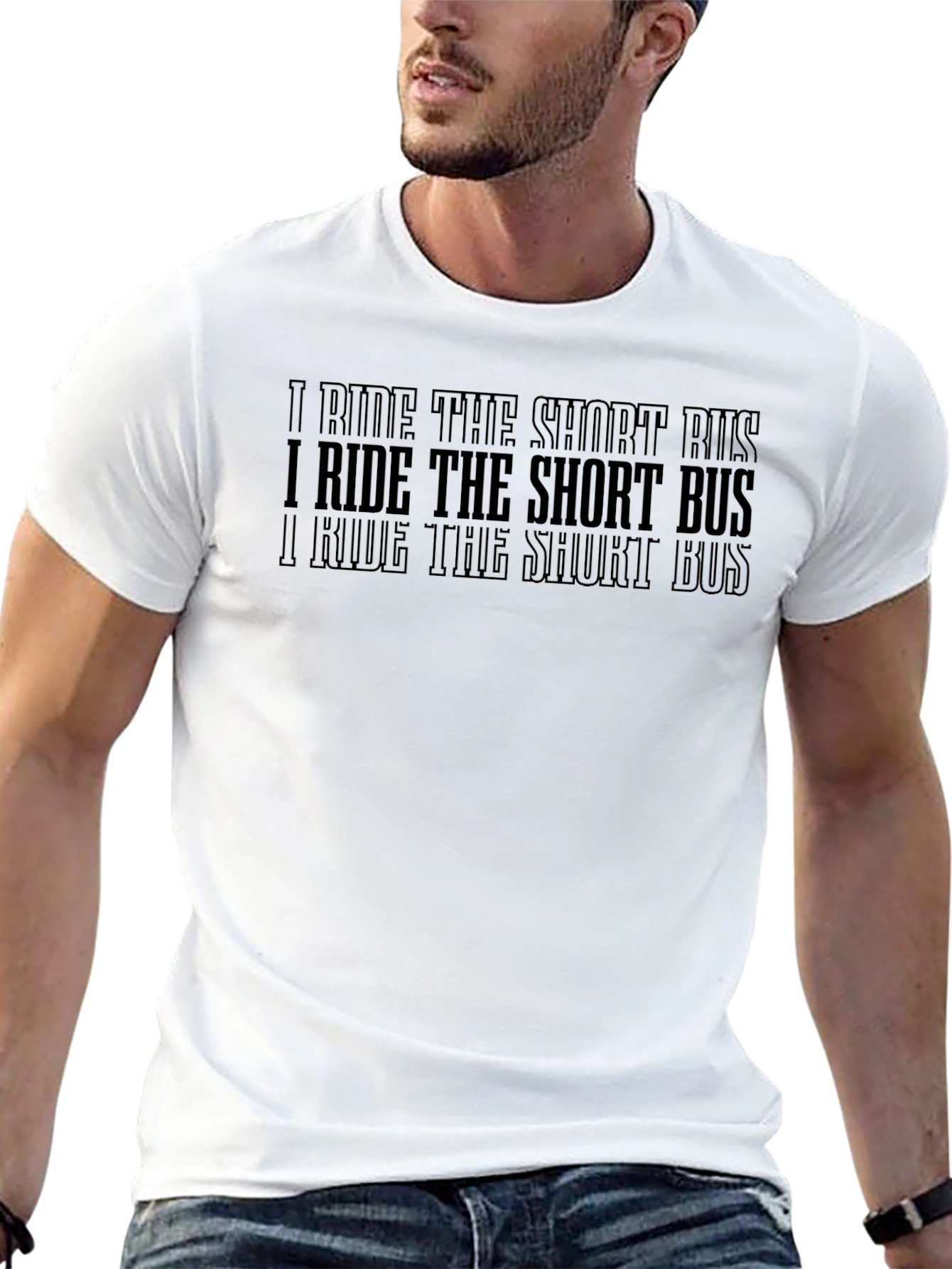 I Ride The Short Bus Graphic T-Shirt