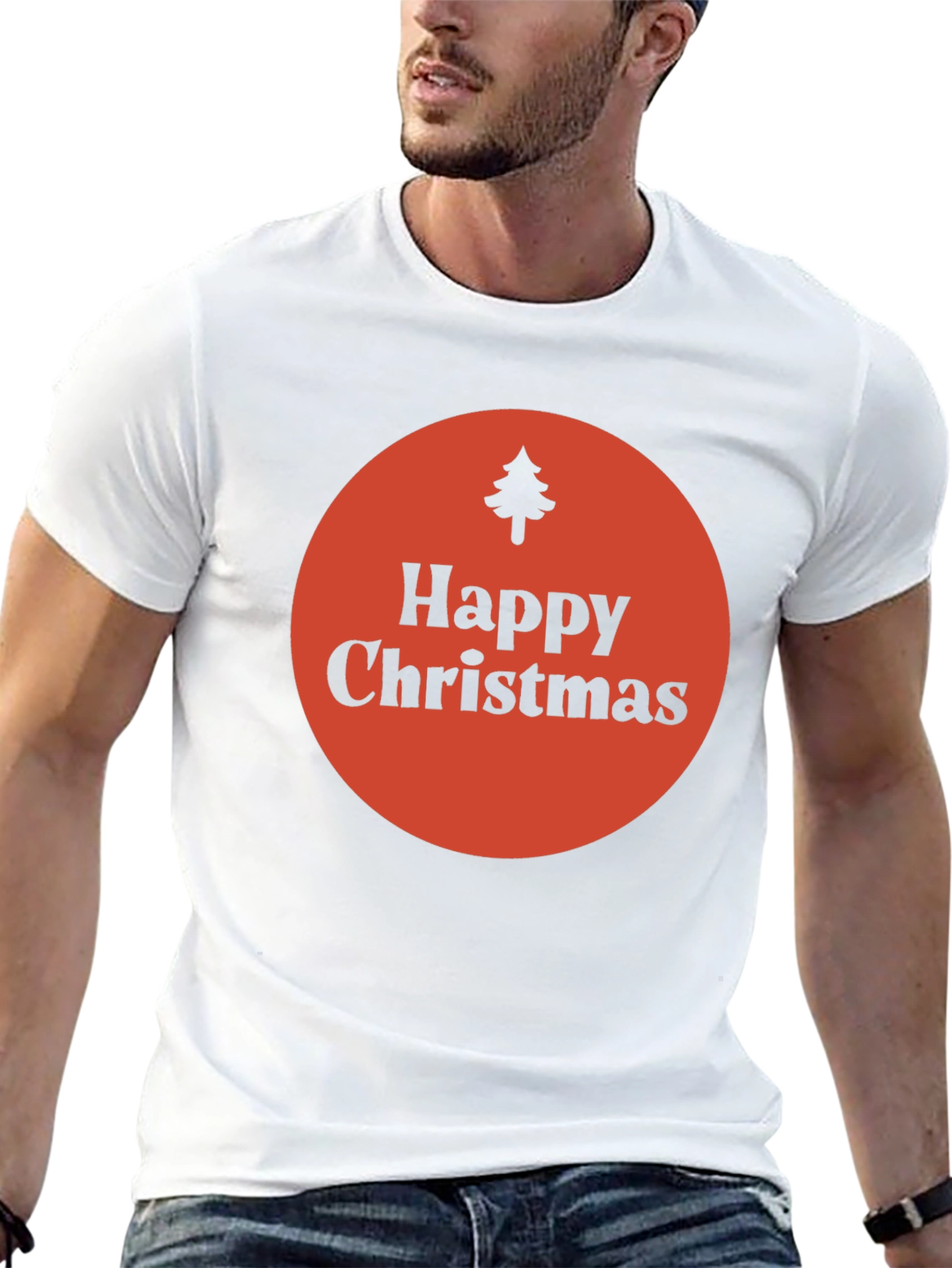 Happy Christmas T-Shirt - Holiday Festive Tee