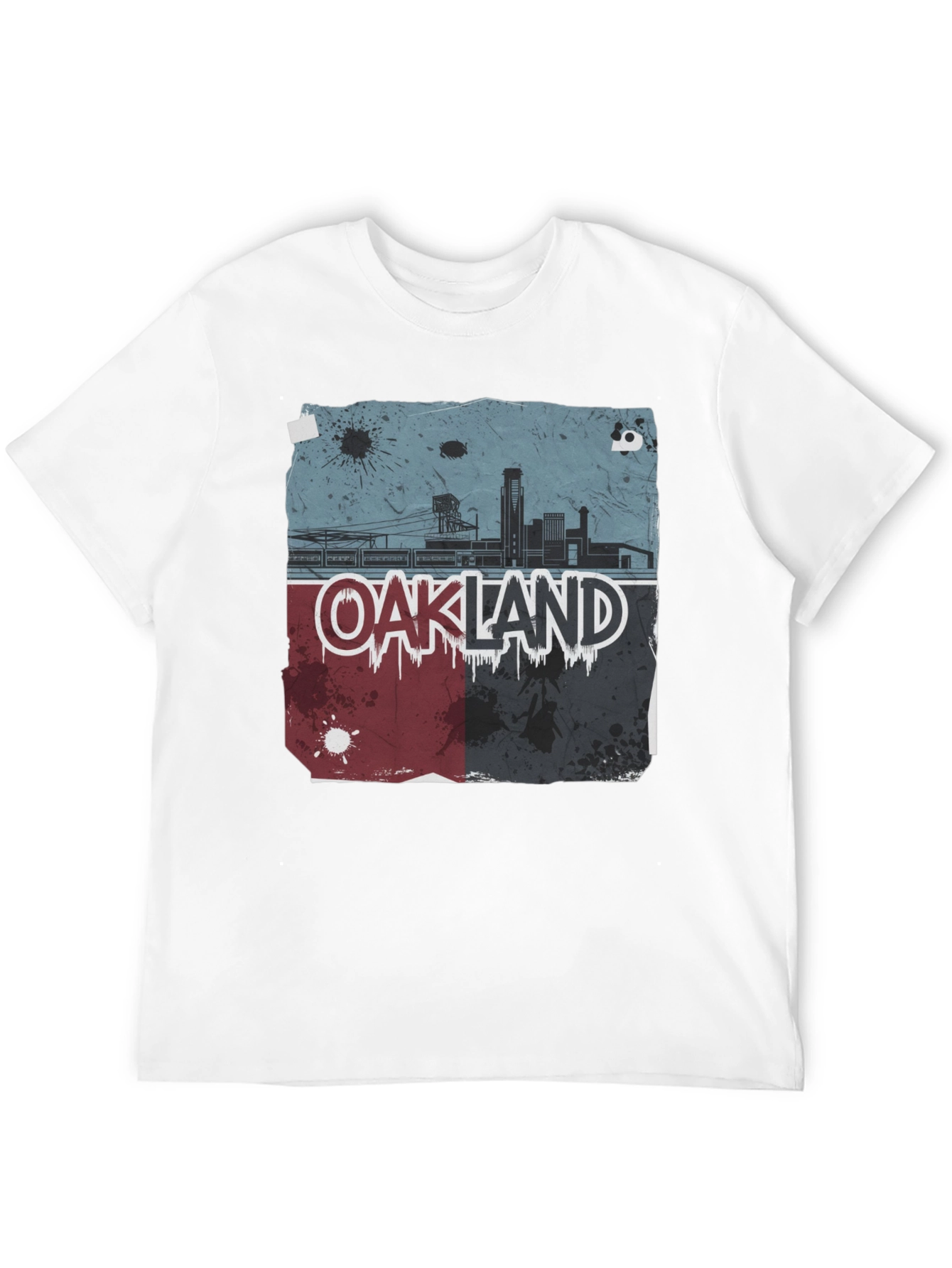 Oakland Skyline Graphic Tee - Urban Style T-Shirt