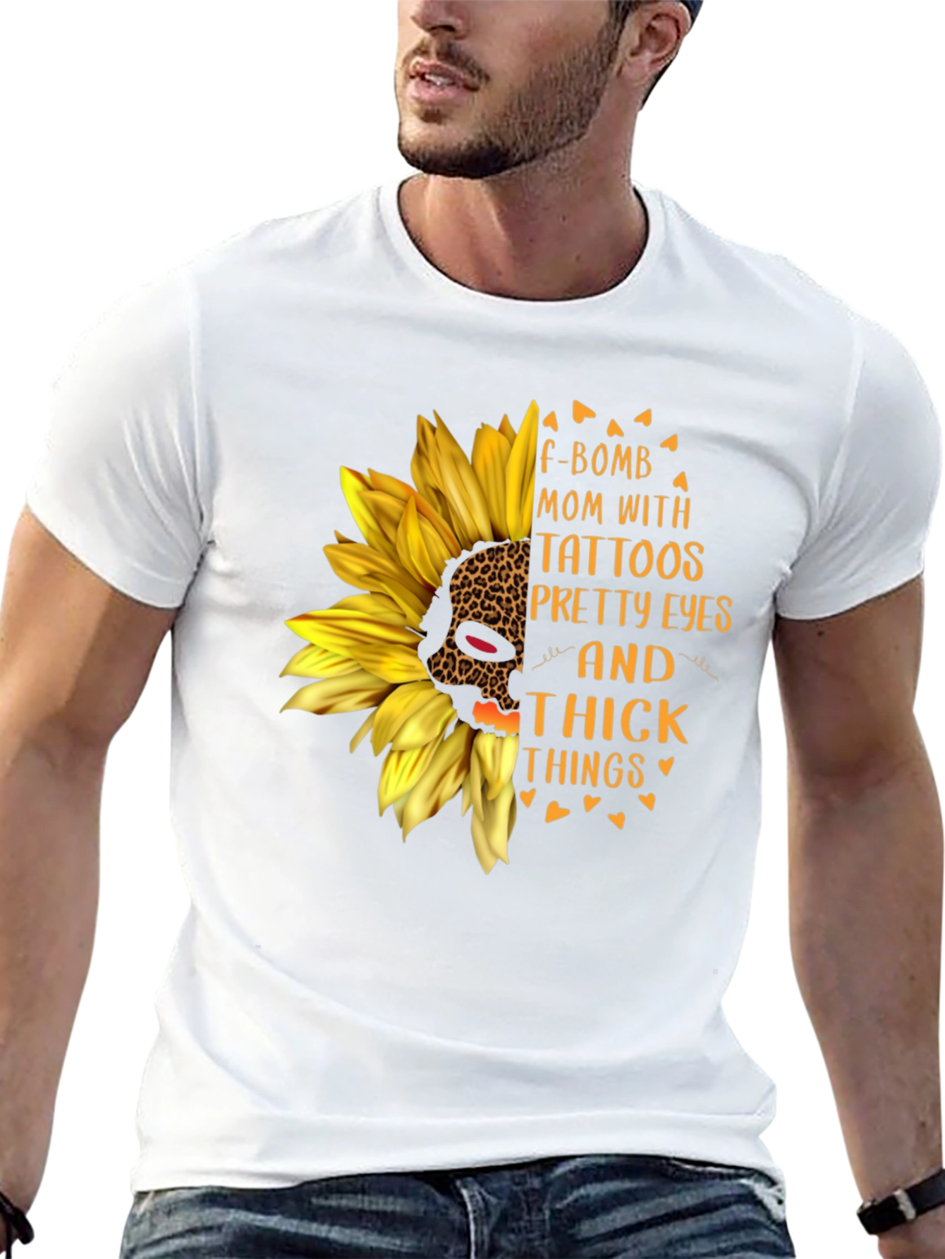 F-Bomb Mom Sunflower Graphic Tee