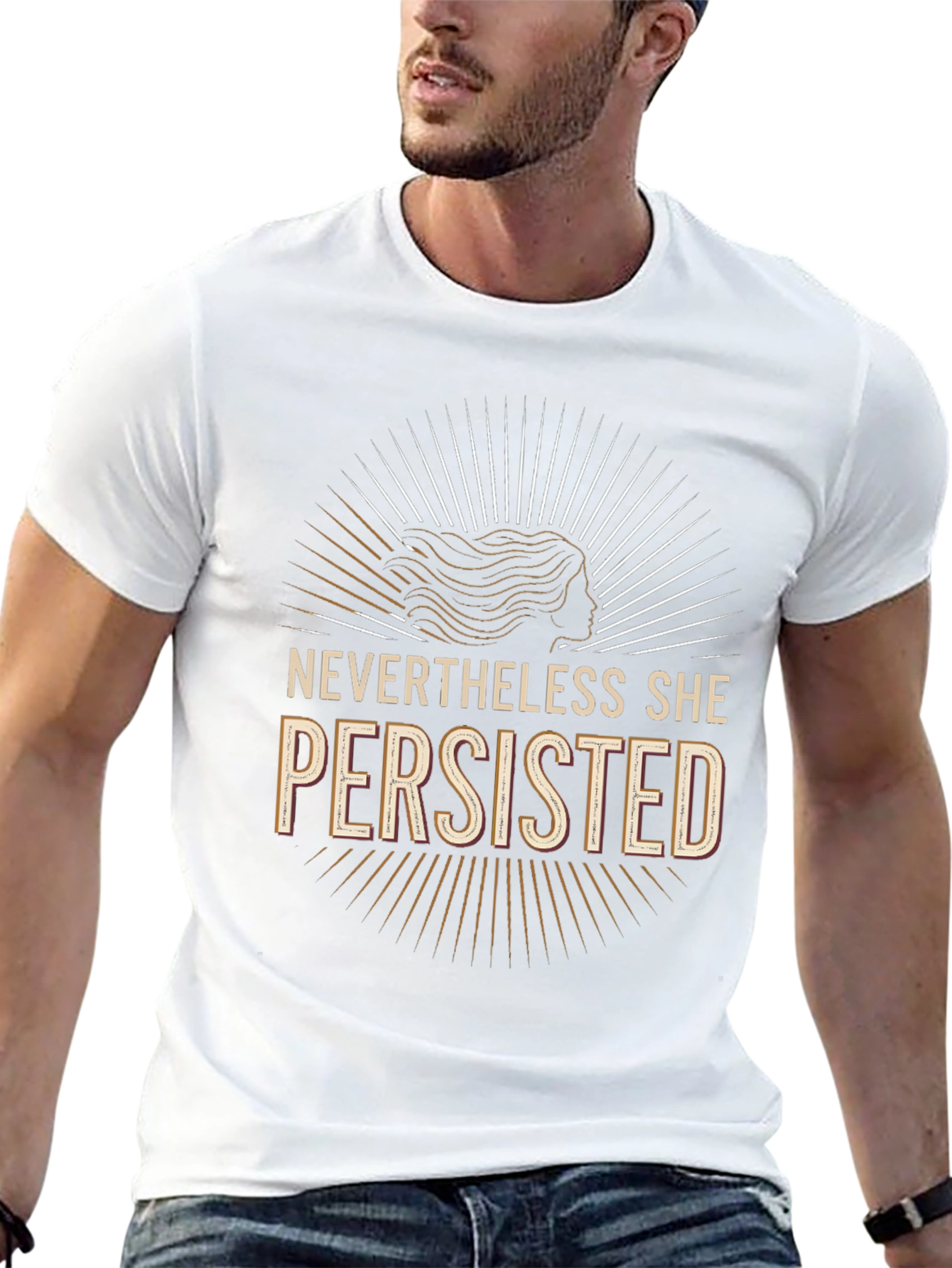 Nevertheless She Persisted Black T-Shirt