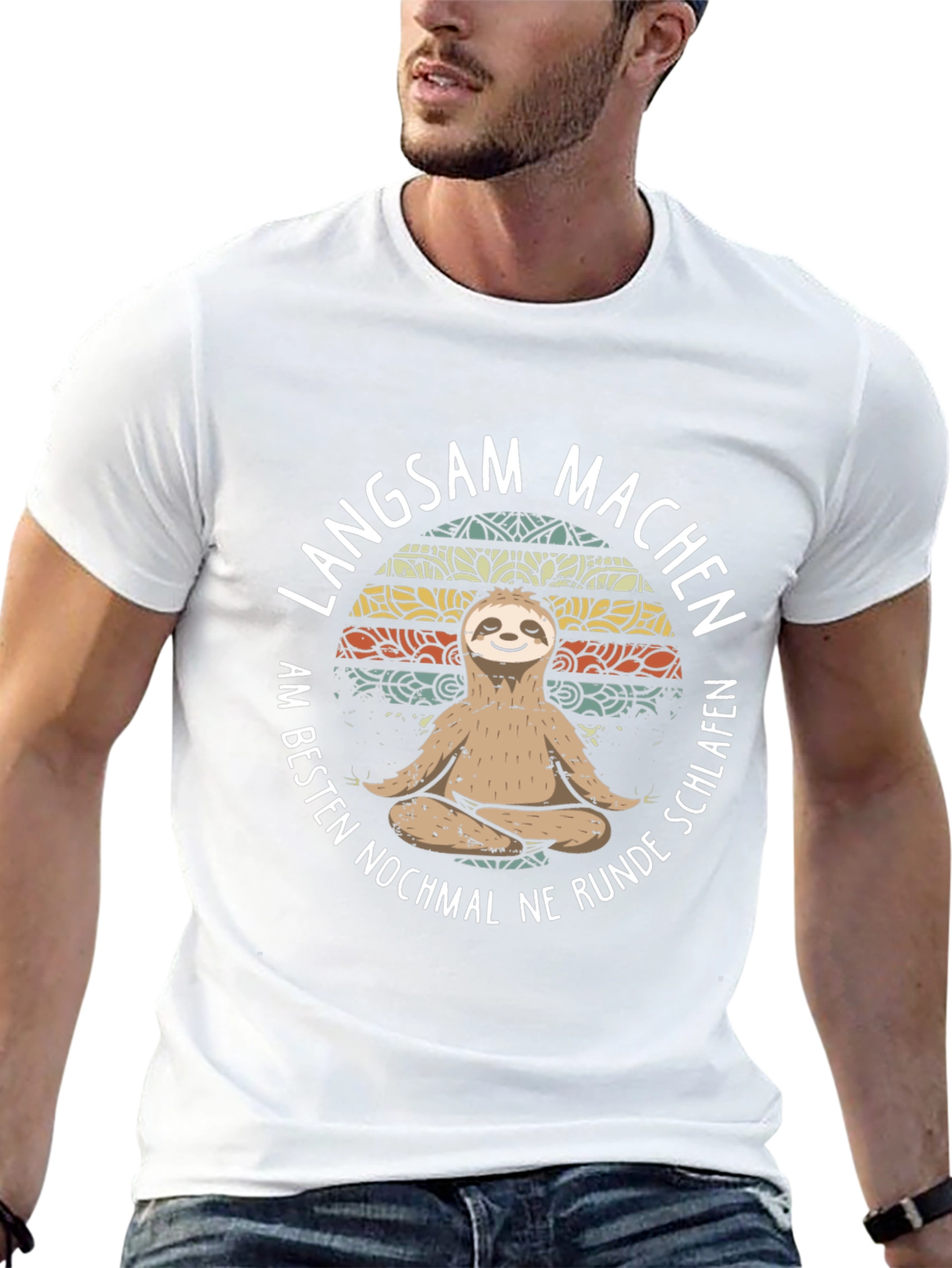 Langsam Machen Sloth T-Shirt - Relax & Unwind