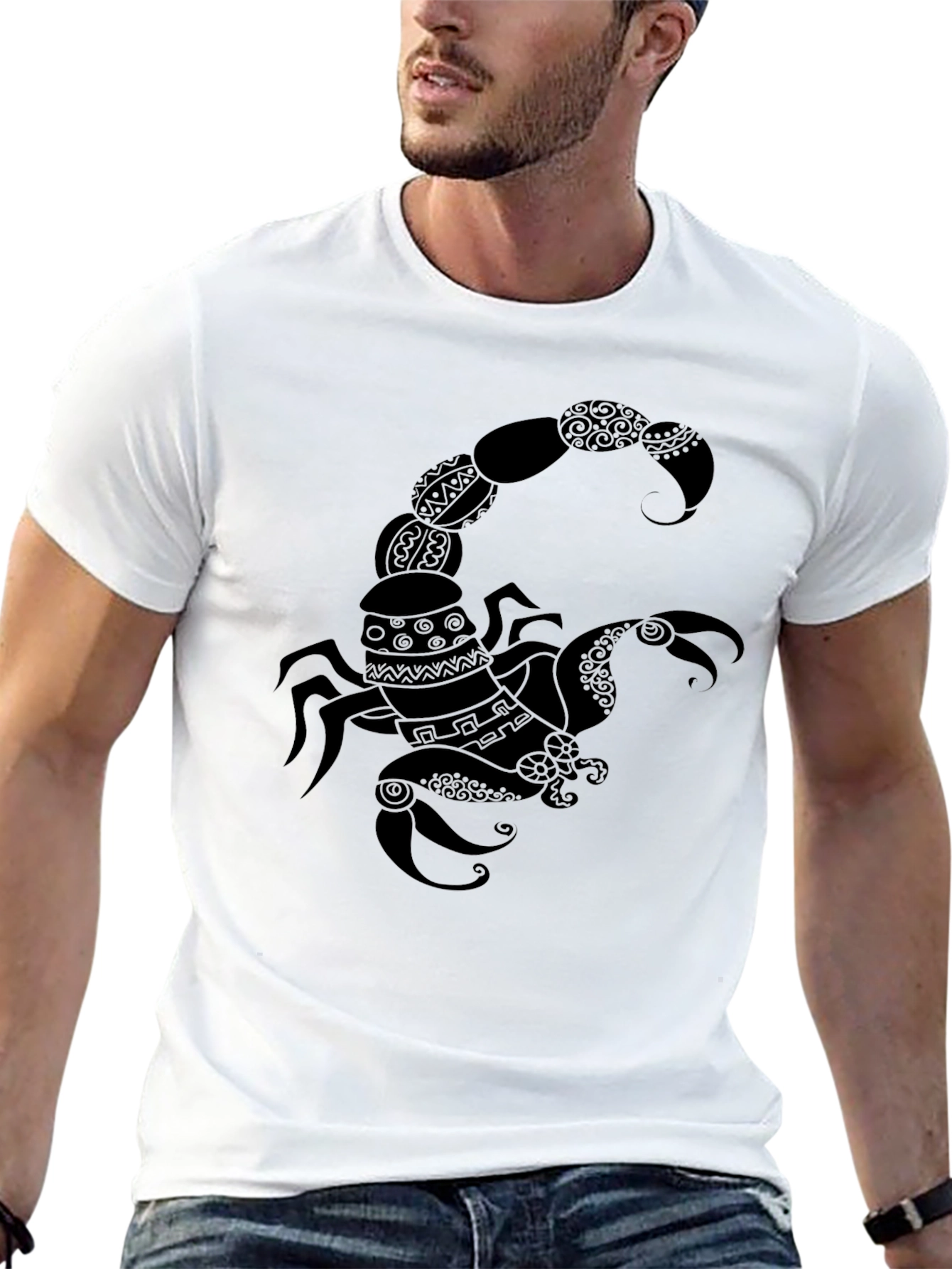 Scorpion Graphic Black T-Shirt