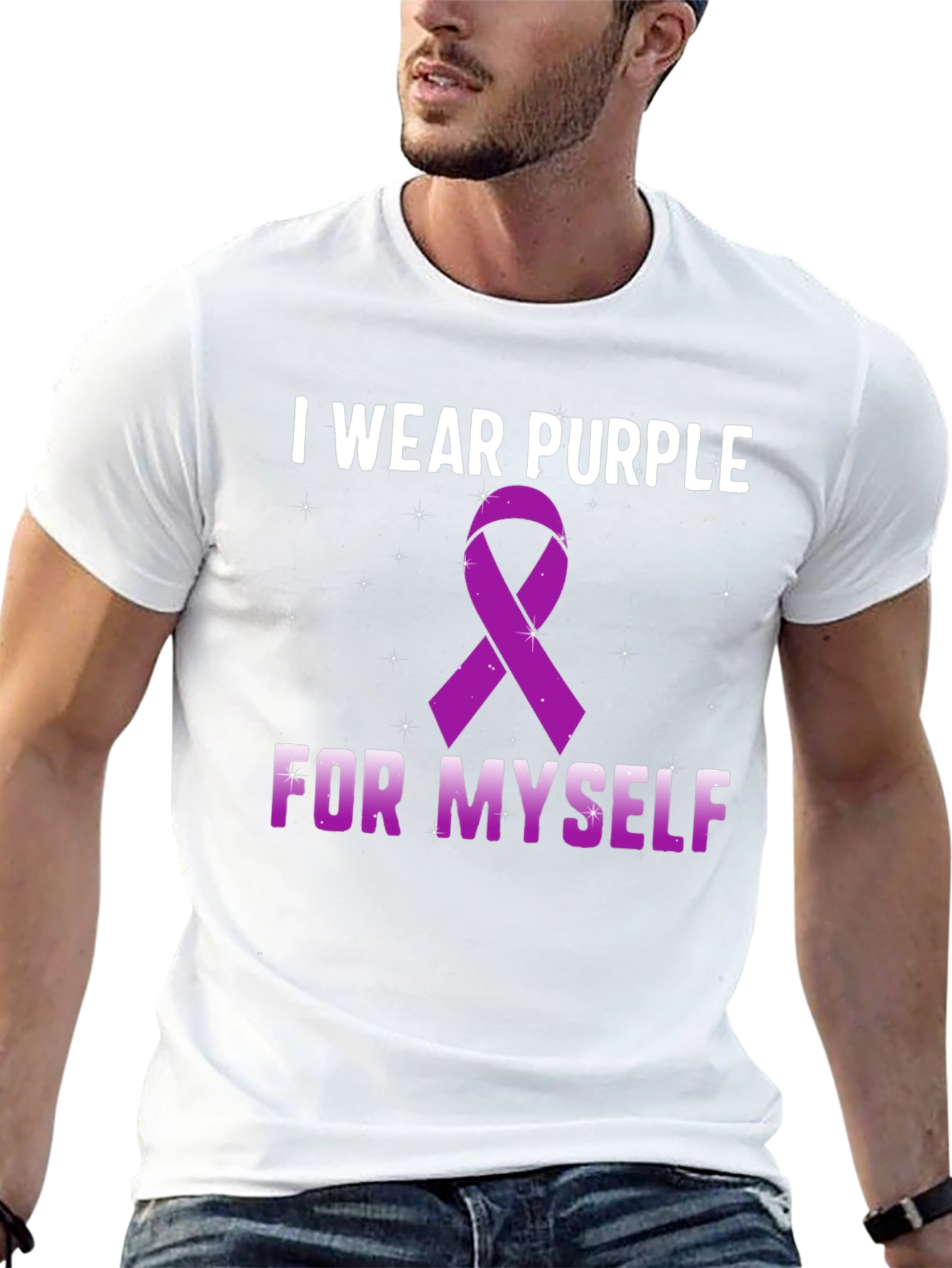 I Wear Purple For Myself Awareness T-Shirt
