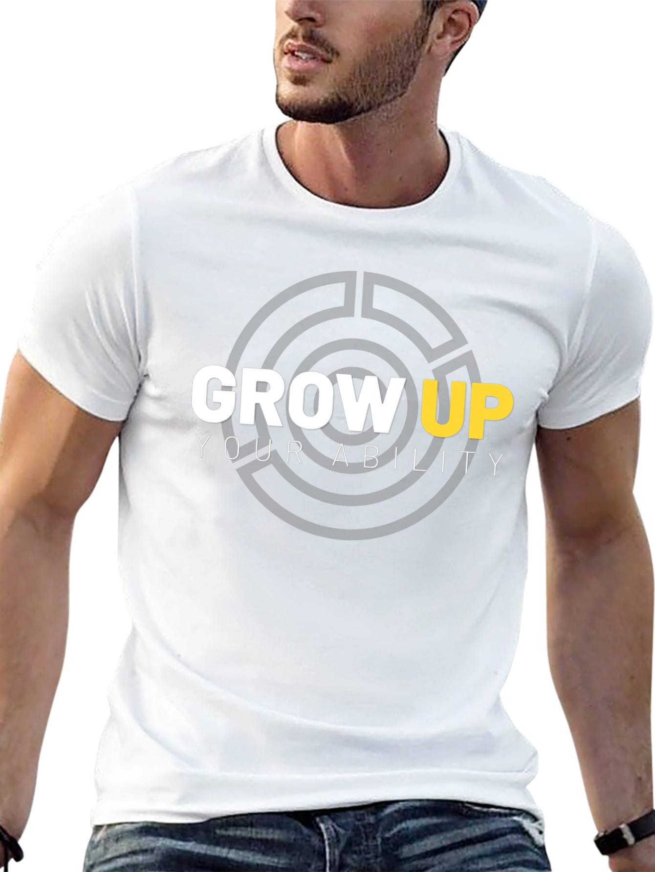Grow Up Ability Black T-Shirt