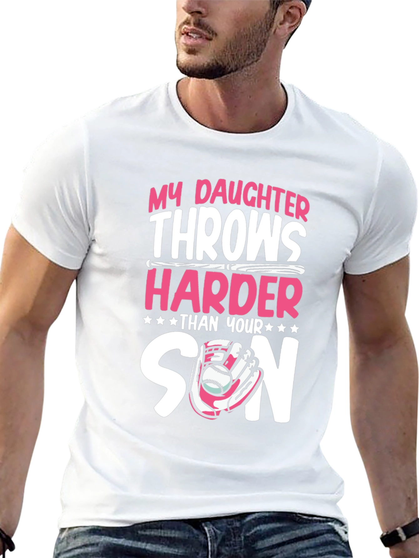 My Daughter Throws Harder T-Shirt