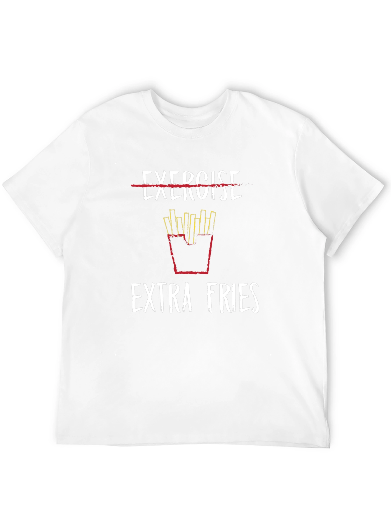 Extra Fries Graphic Tee - Funny Foodie T-Shirt