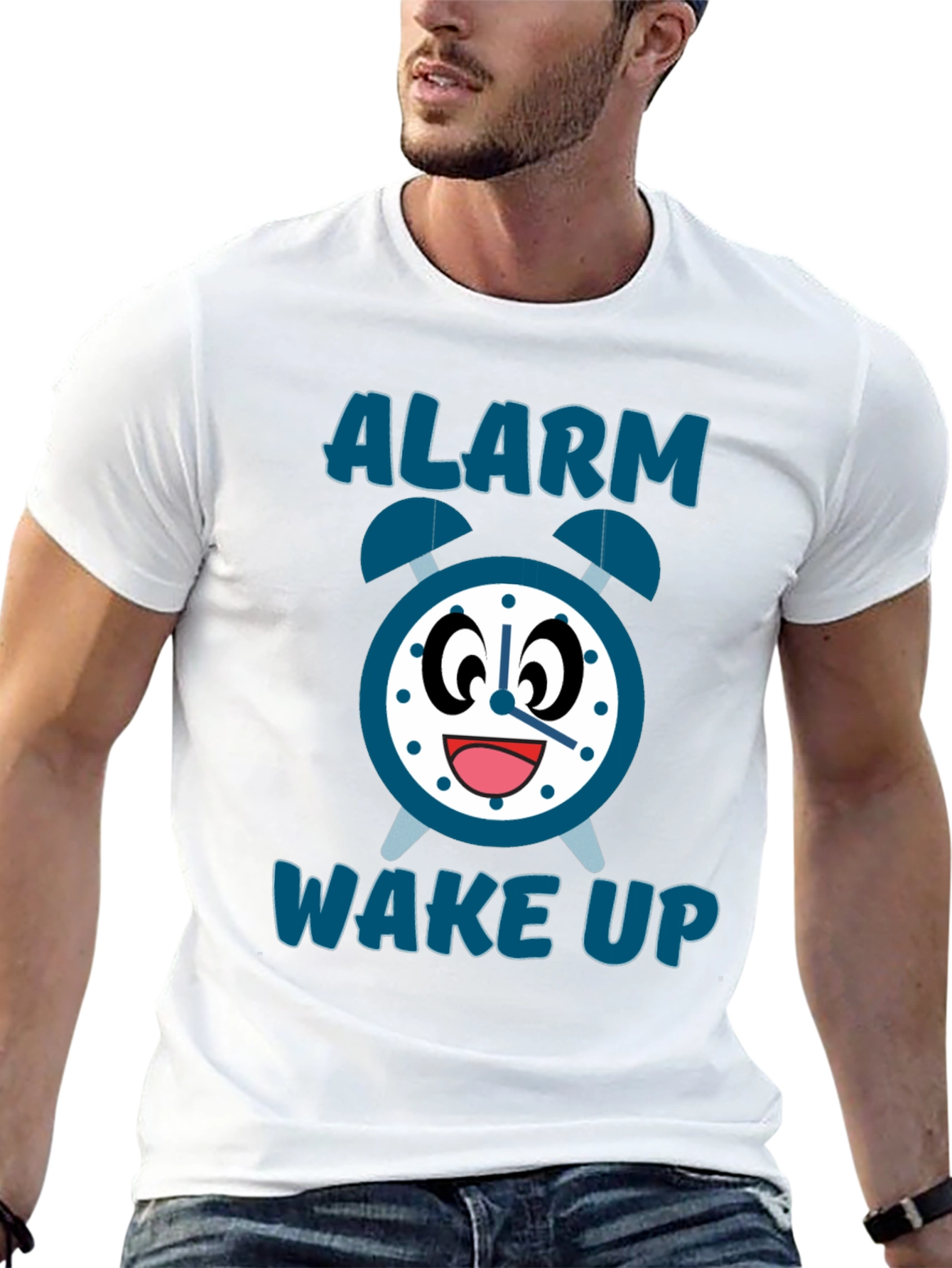 Alarm Wake Up Graphic T-Shirt