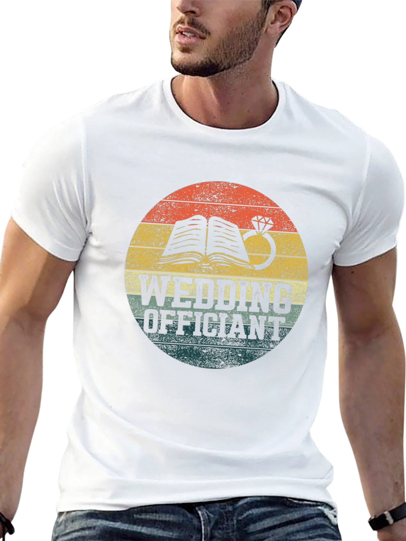 Wedding Officiant Retro T-Shirt