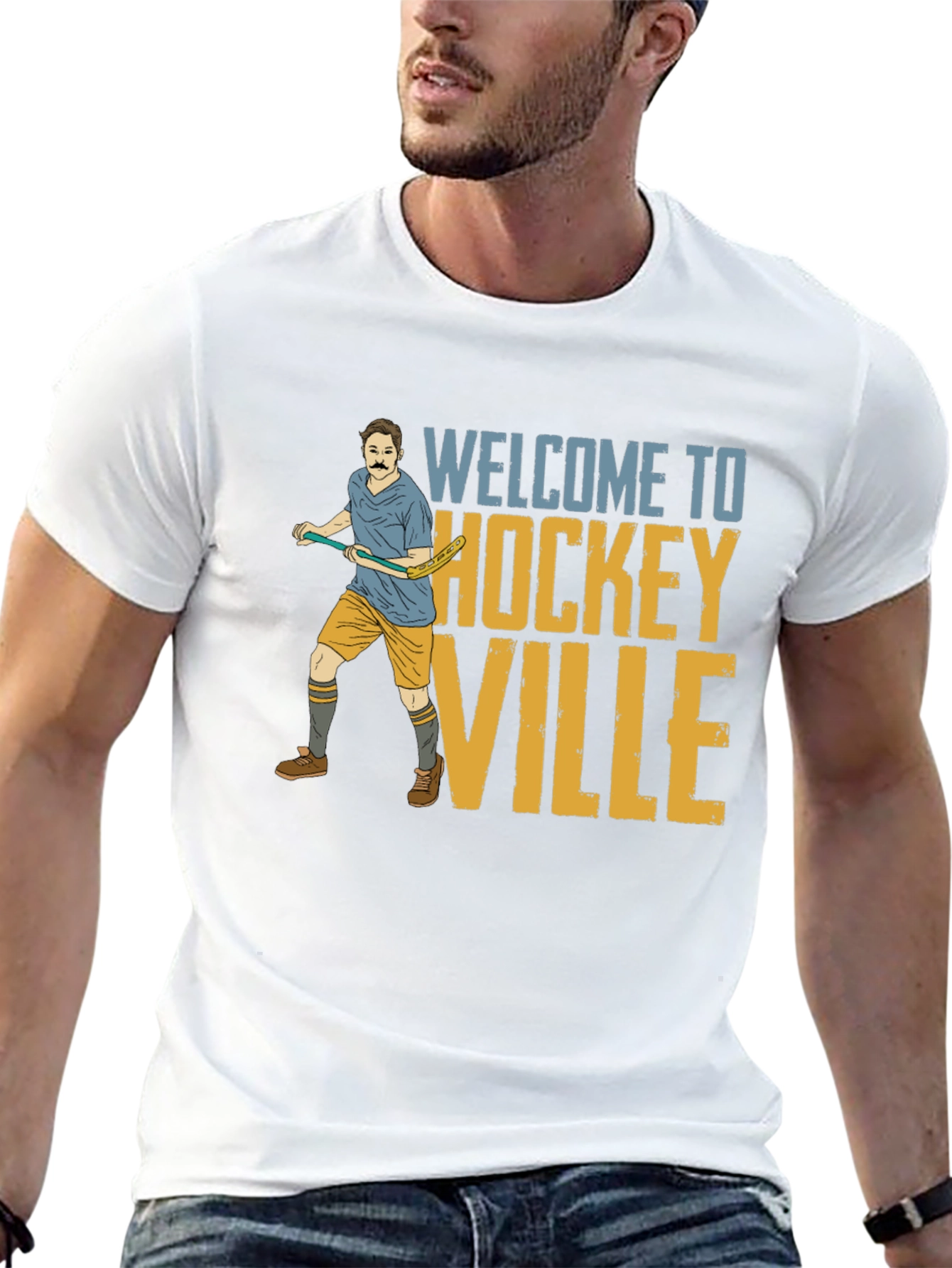 Welcome to Hockey Ville Graphic Tee