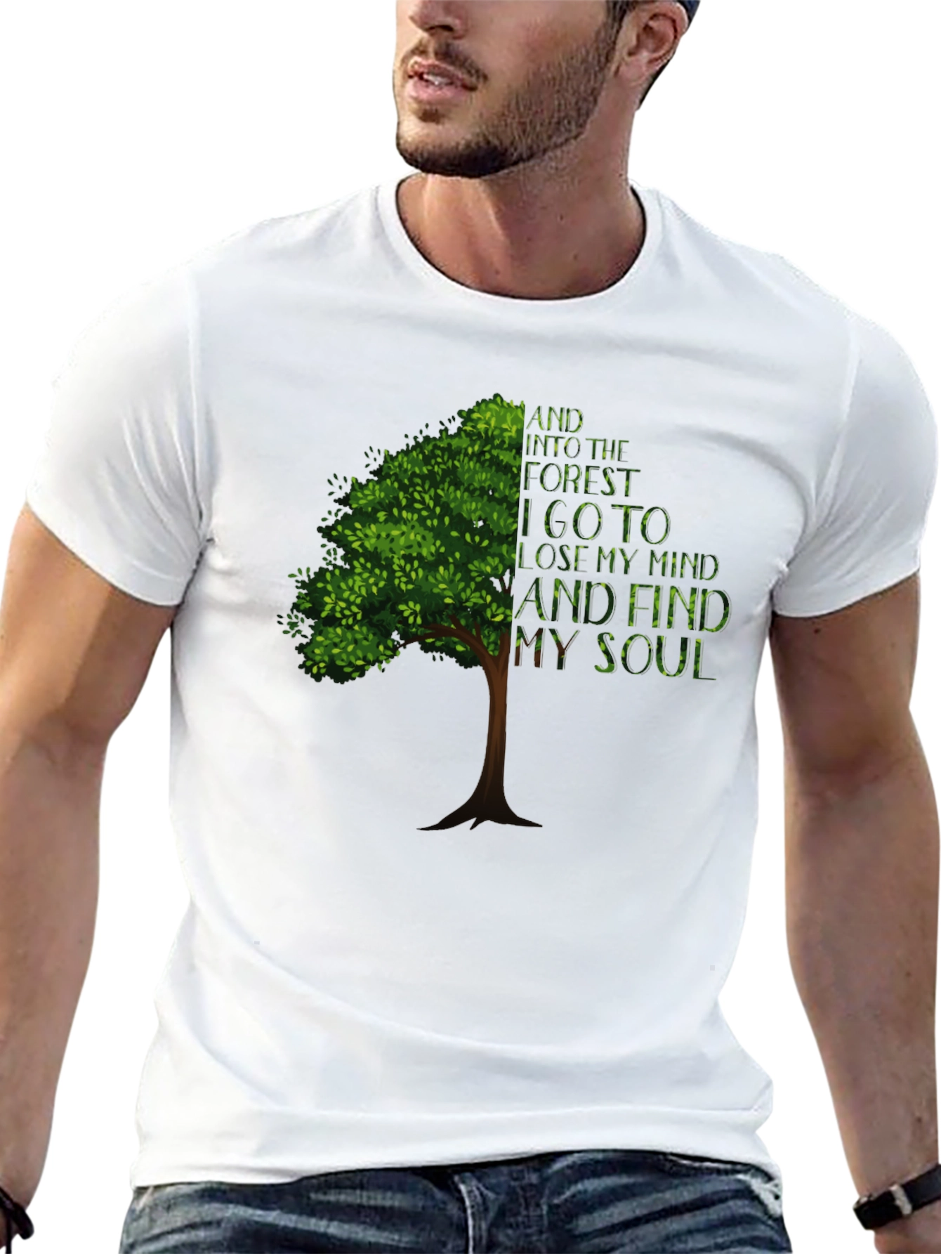 Nature Inspired T-Shirt - Find Your Soul