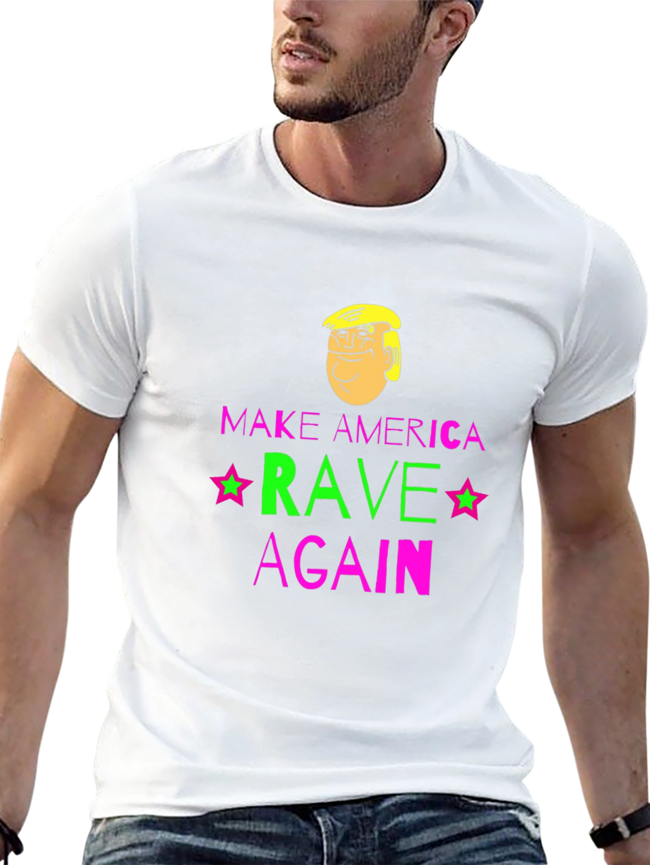 Make America Rave Again T-Shirt - Novelty Graphic Tee