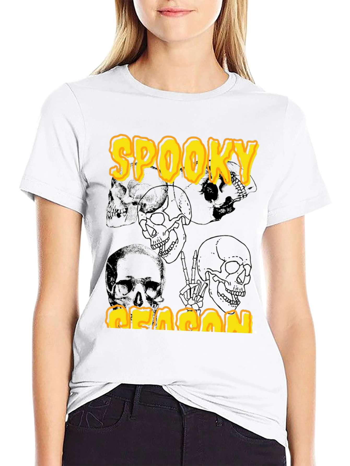 Spooky Season Graphic Tee - Halloween Style