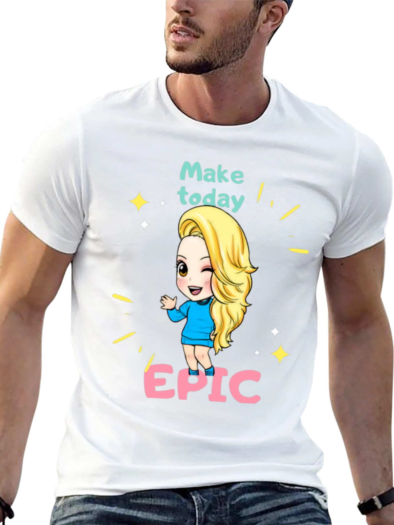 Make Today Epic Cartoon T-Shirt