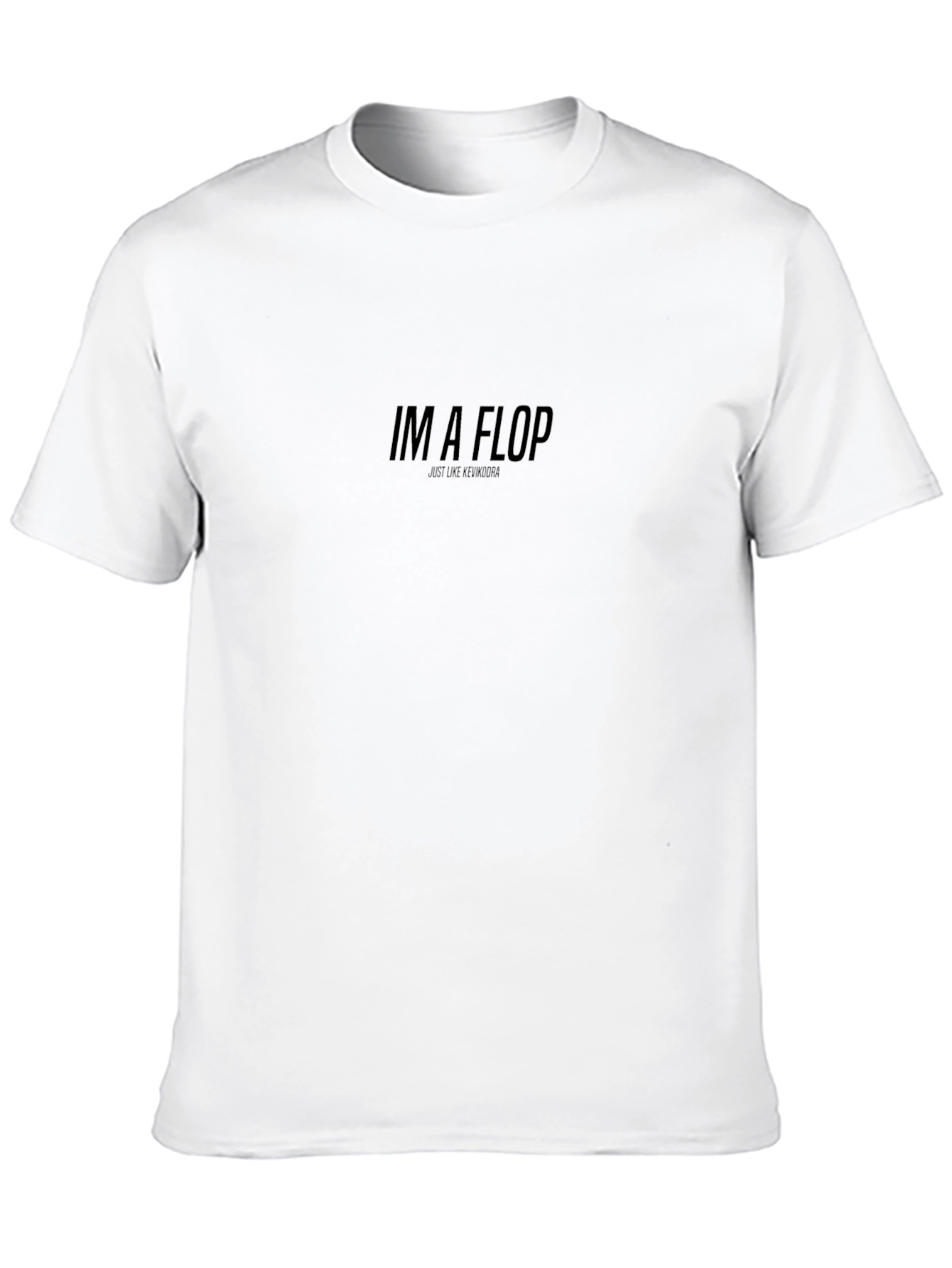 Im a Flop Graphic Tee - Mens Black T-Shirt
