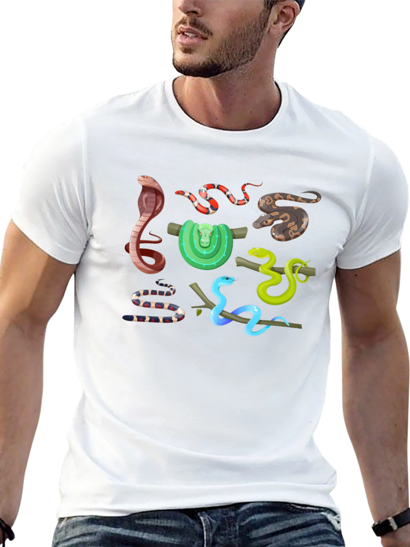 Snakes Graphic T-Shirt