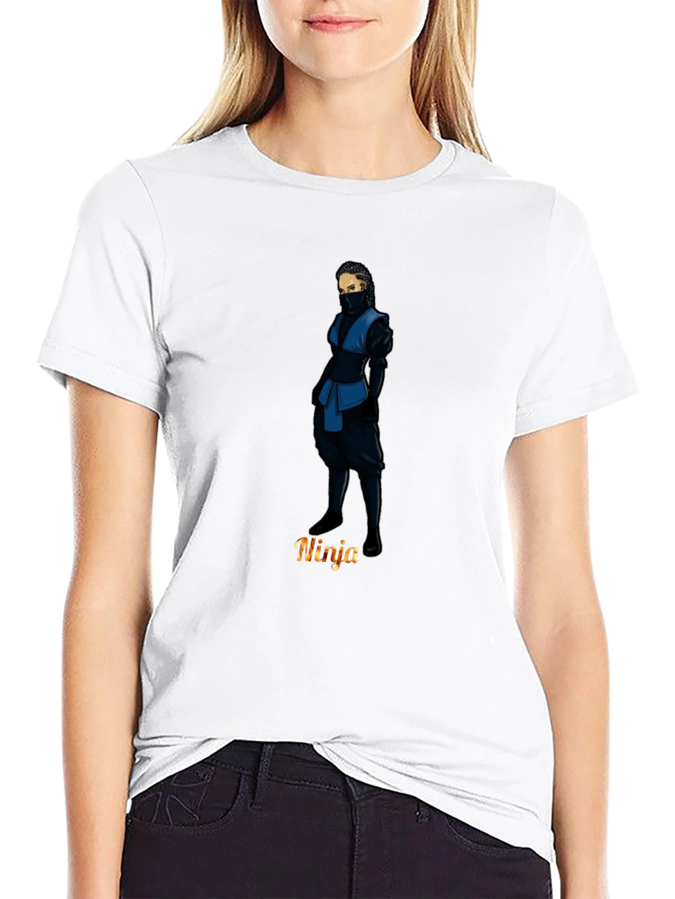 Ninja Warrior Black Graphic Tee