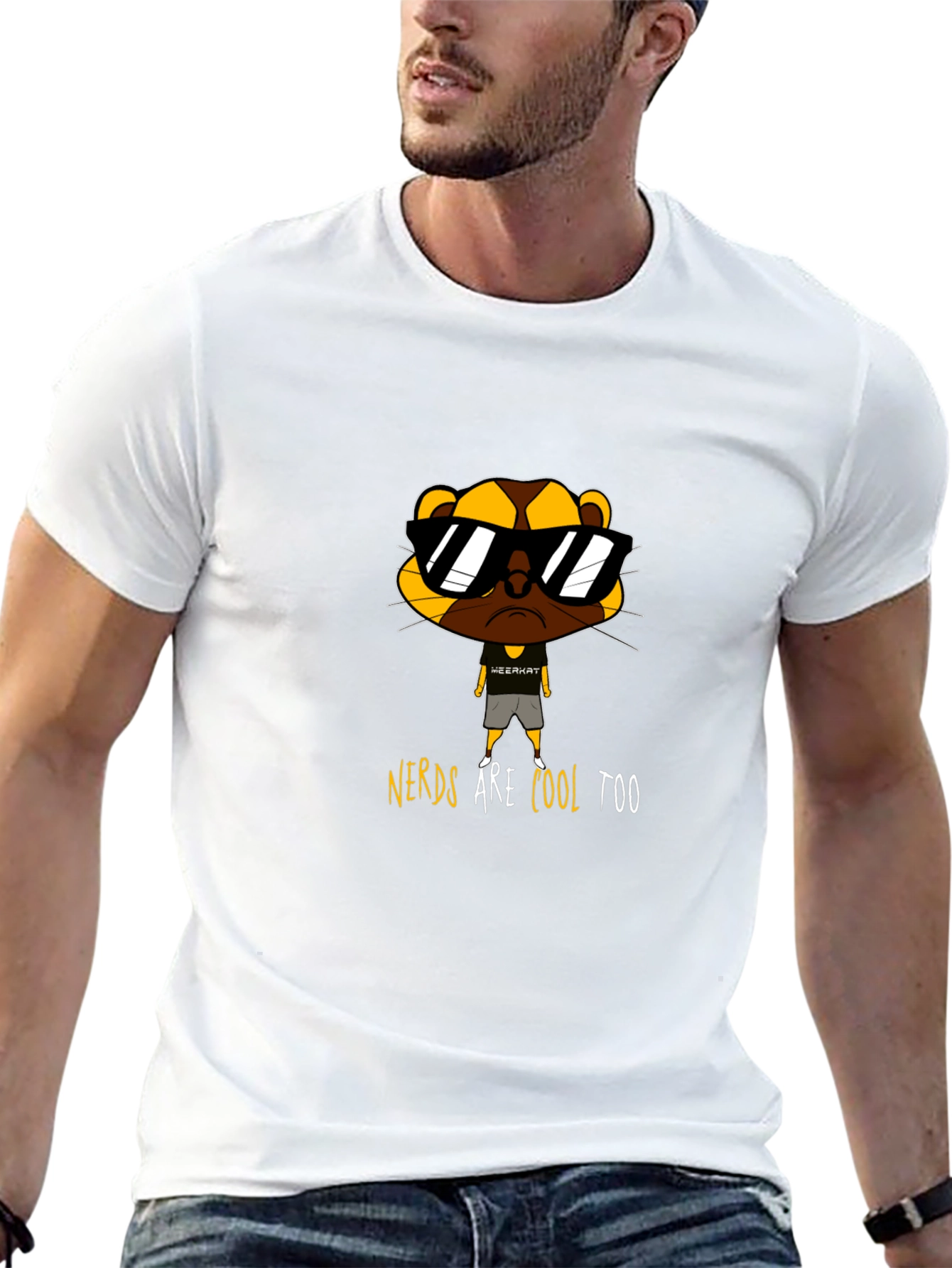Cool Meerkat Nerds T-Shirt