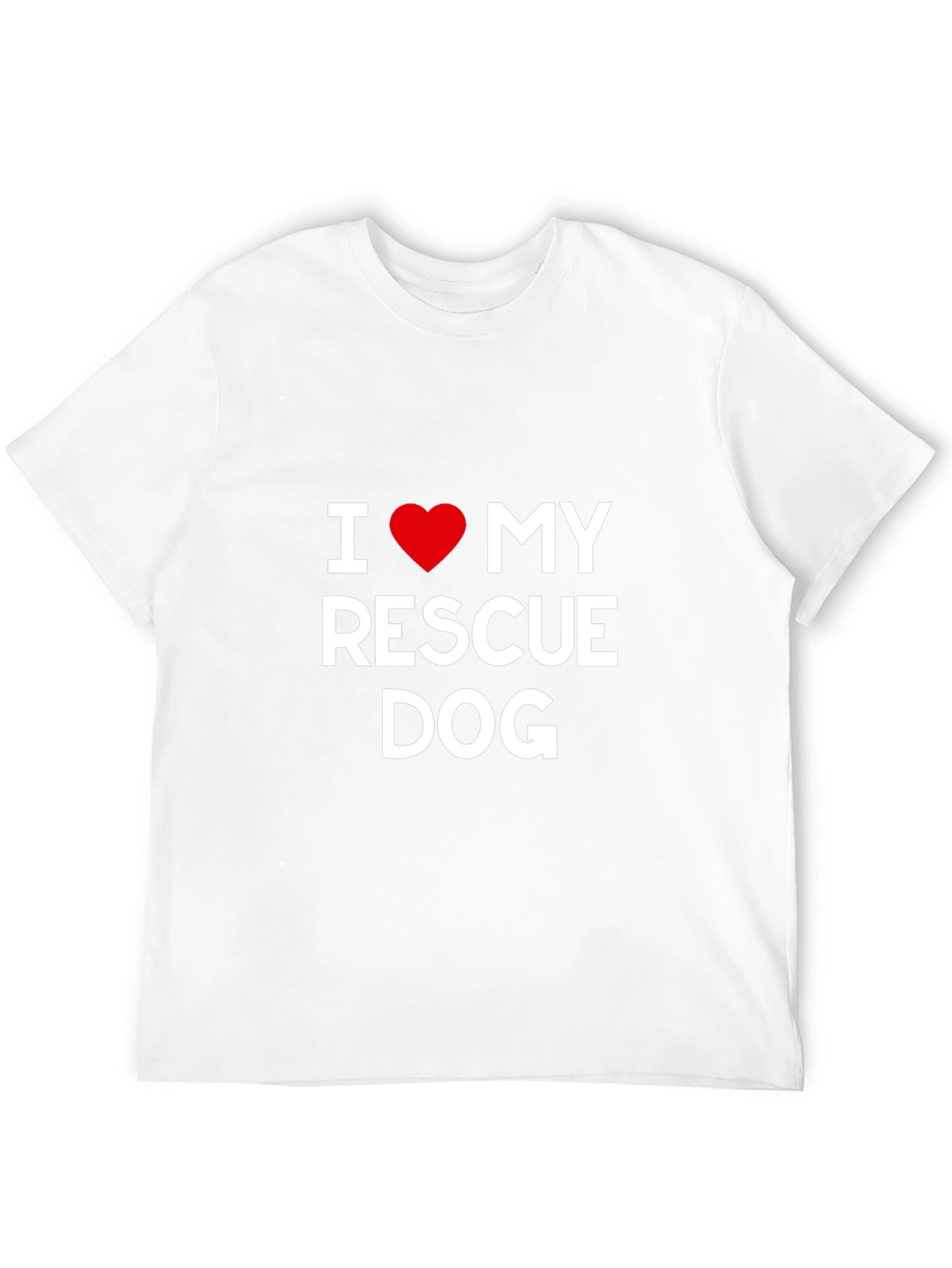 I Love My Rescue Dog T-Shirt