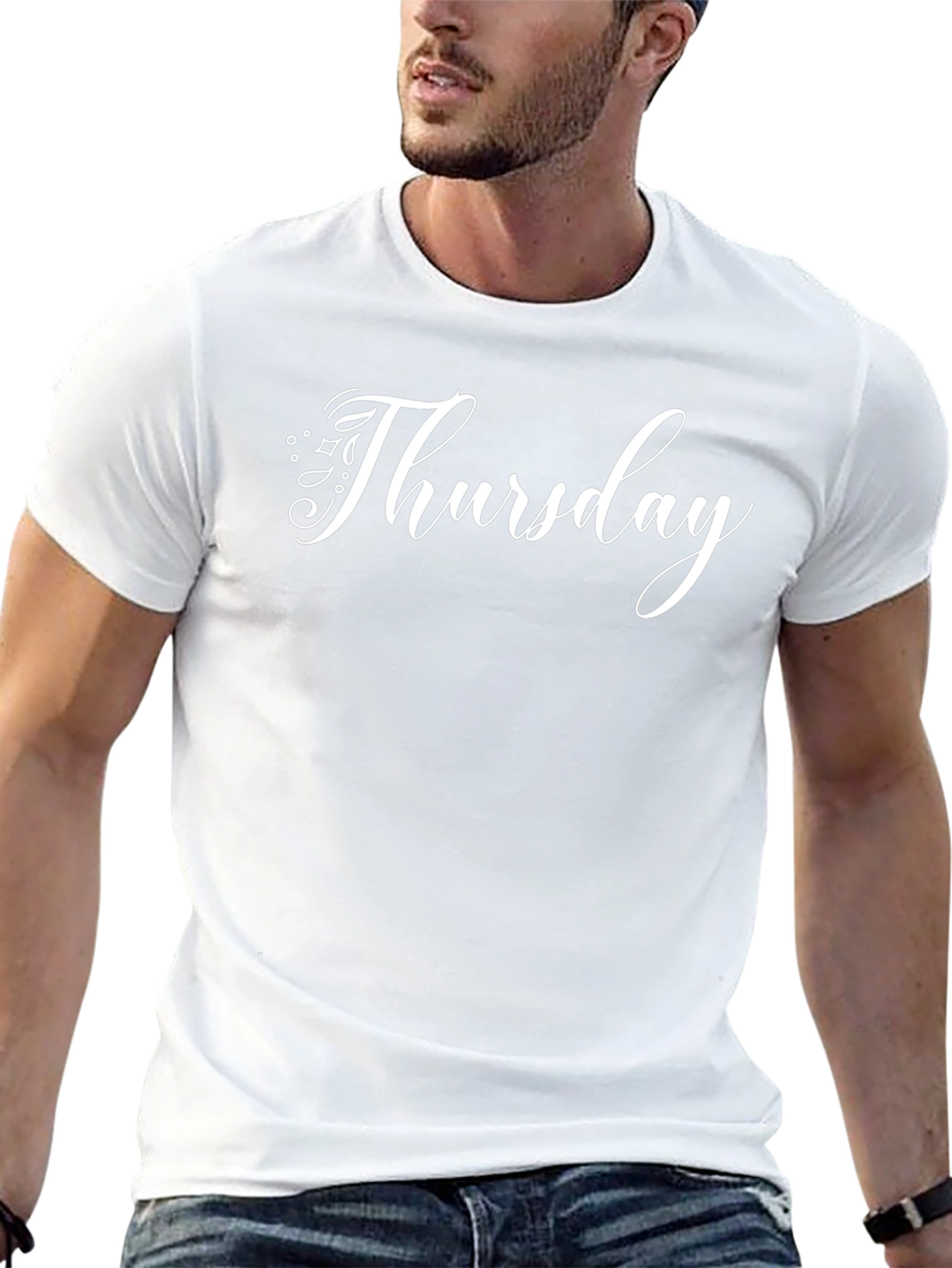 Thursday Graphic Tee - Casual Black T-Shirt