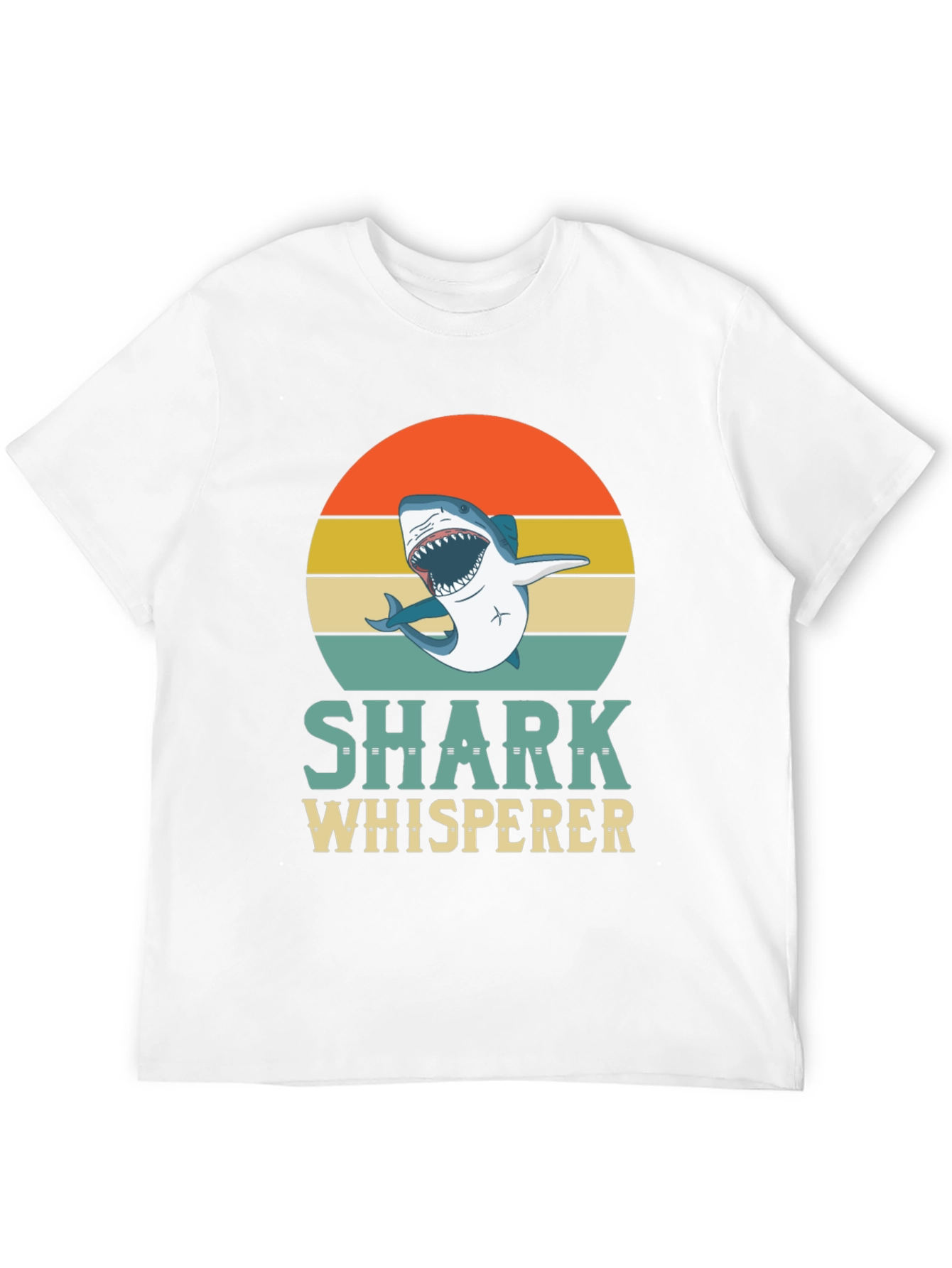 Shark Whisperer Graphic Tee - Mens Black T-Shirt