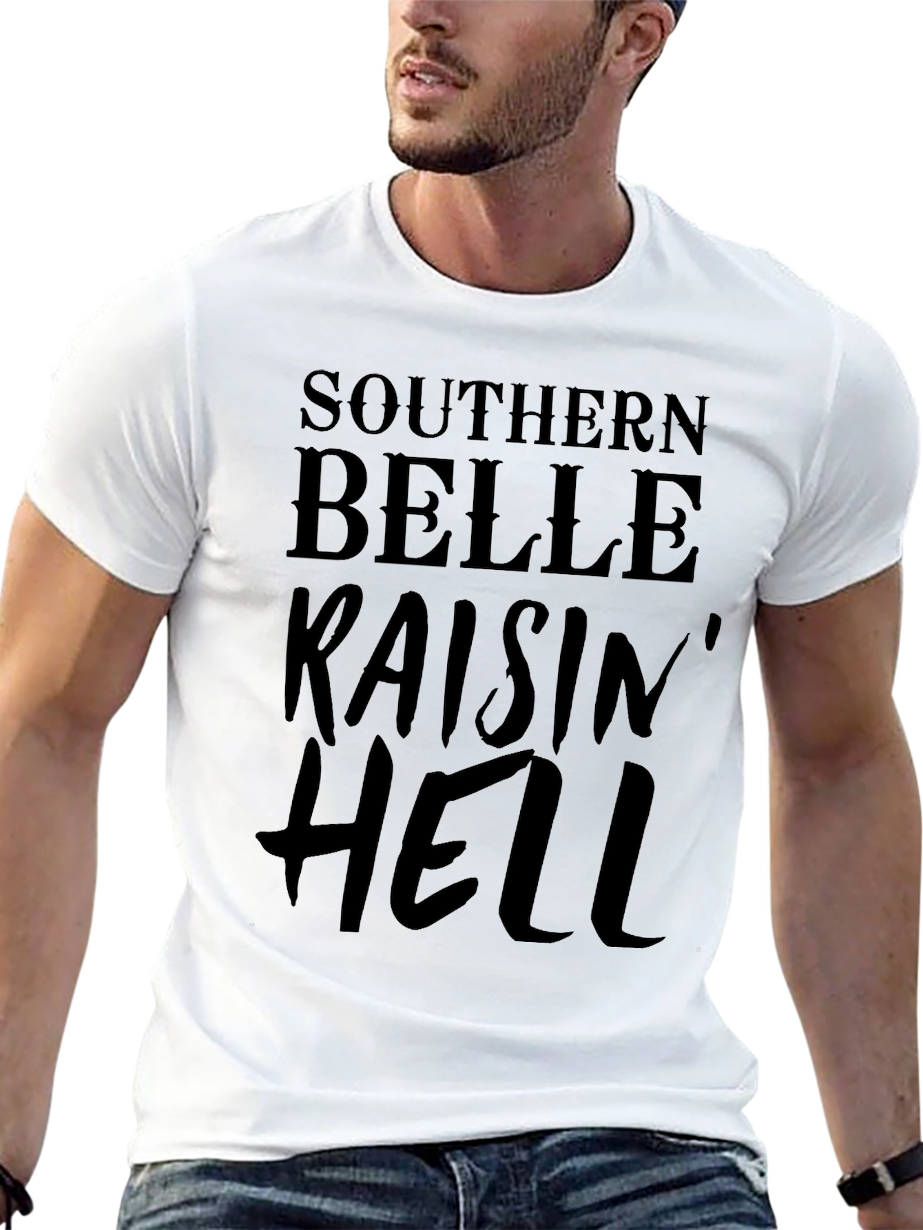 Southern Belle Raisin Hell Graphic T-Shirt