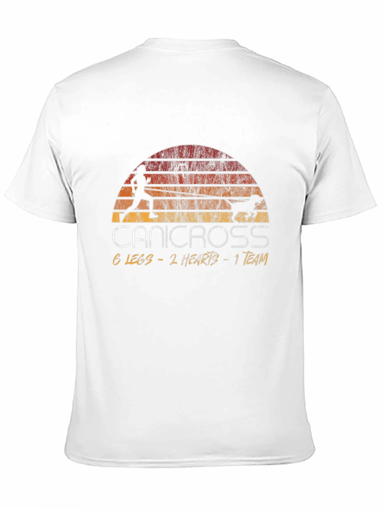 Canicross 6 Legs - 2 Hearts T-Shirt