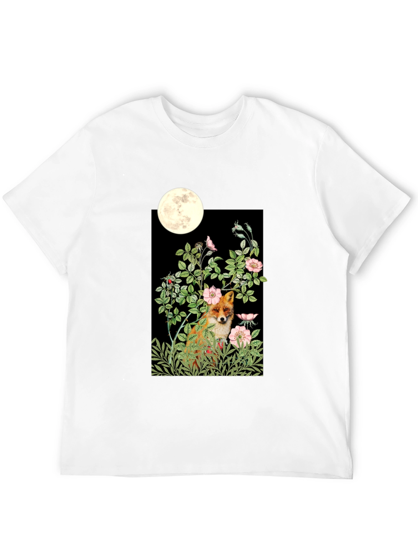 Fox Moon T-Shirt - Unique Graphic Tee