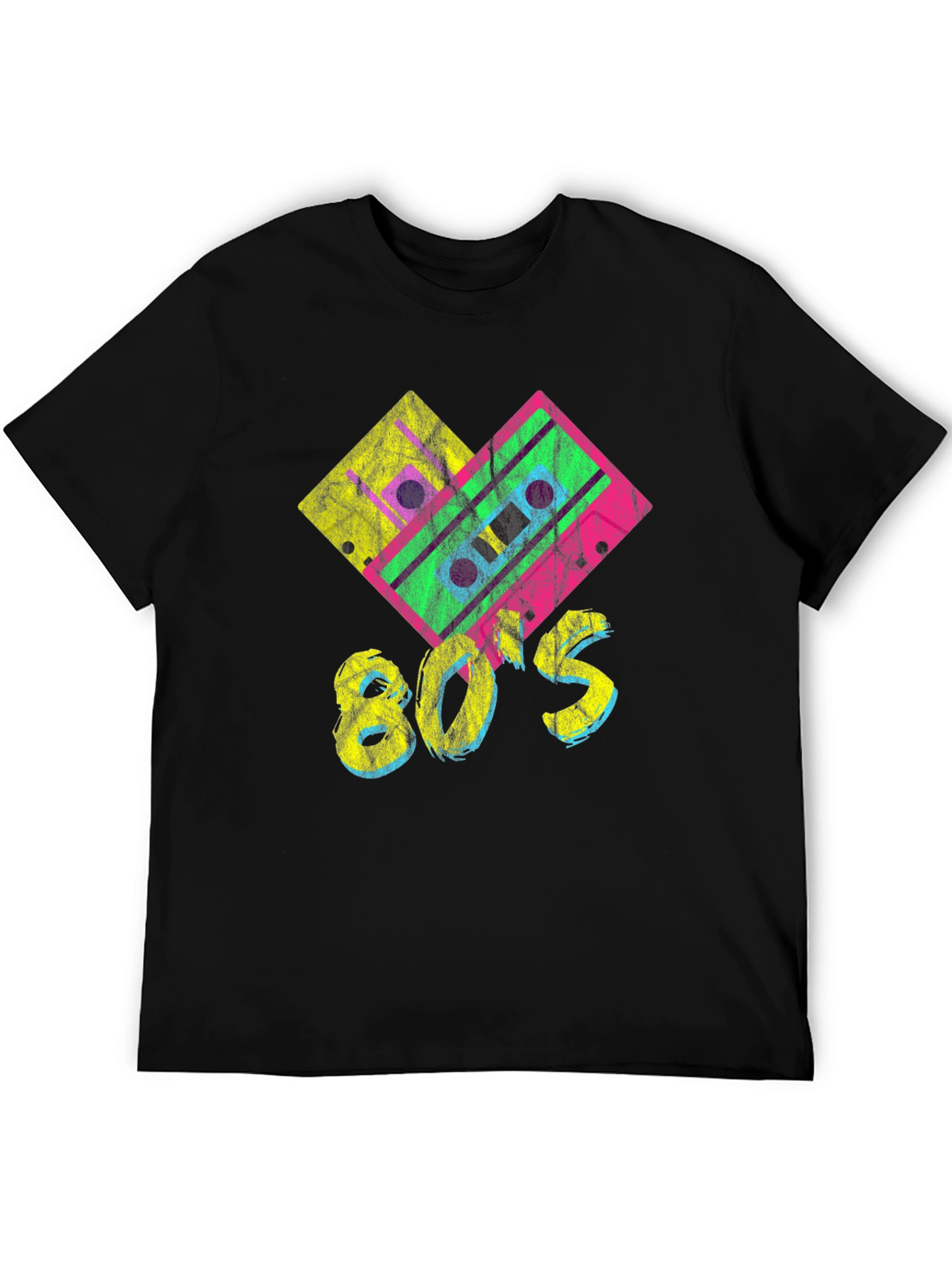 Retro 80s Cassette Tape Graphic T-Shirt