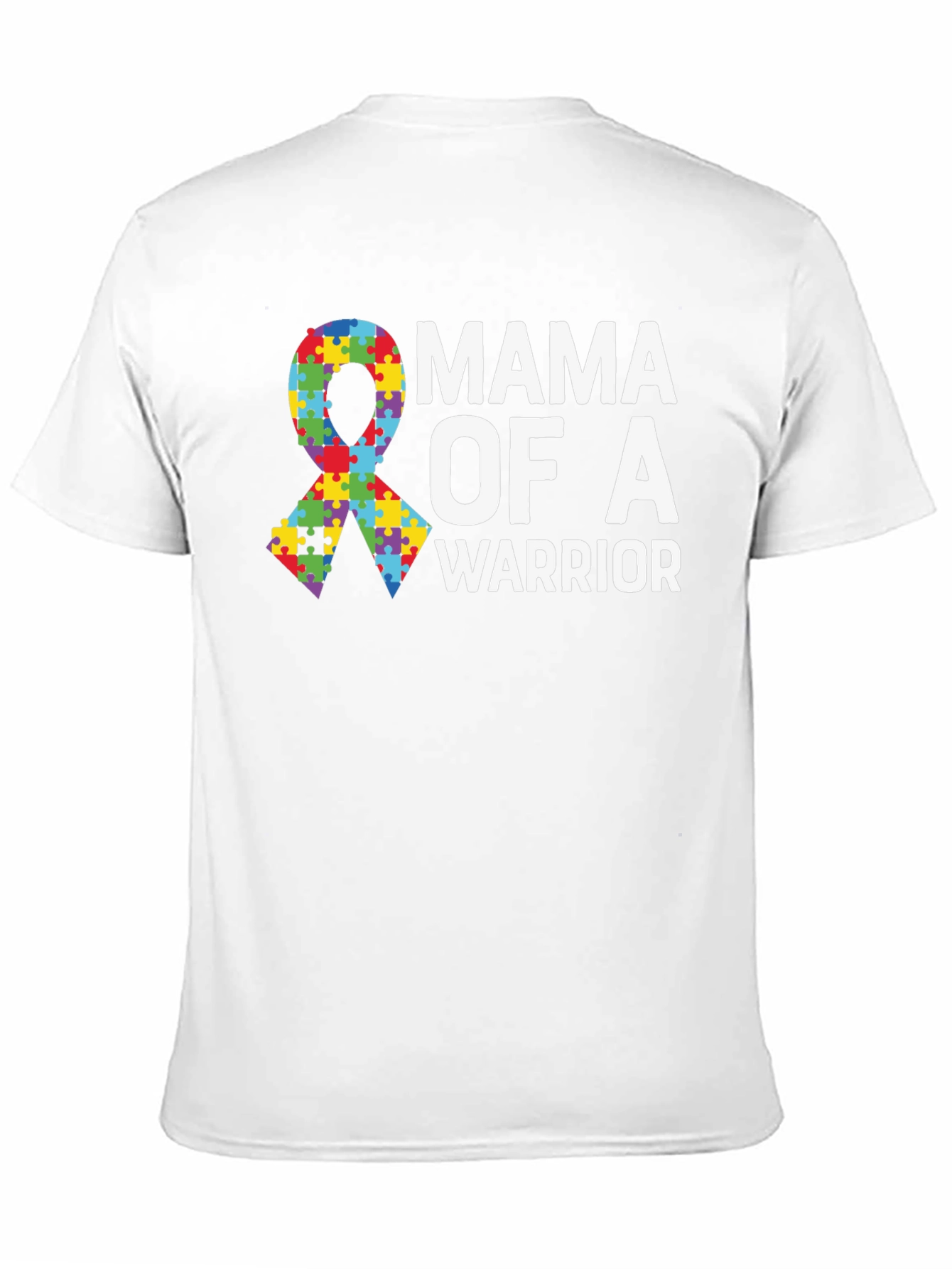 Mama of a Warrior Autism Awareness T-Shirt