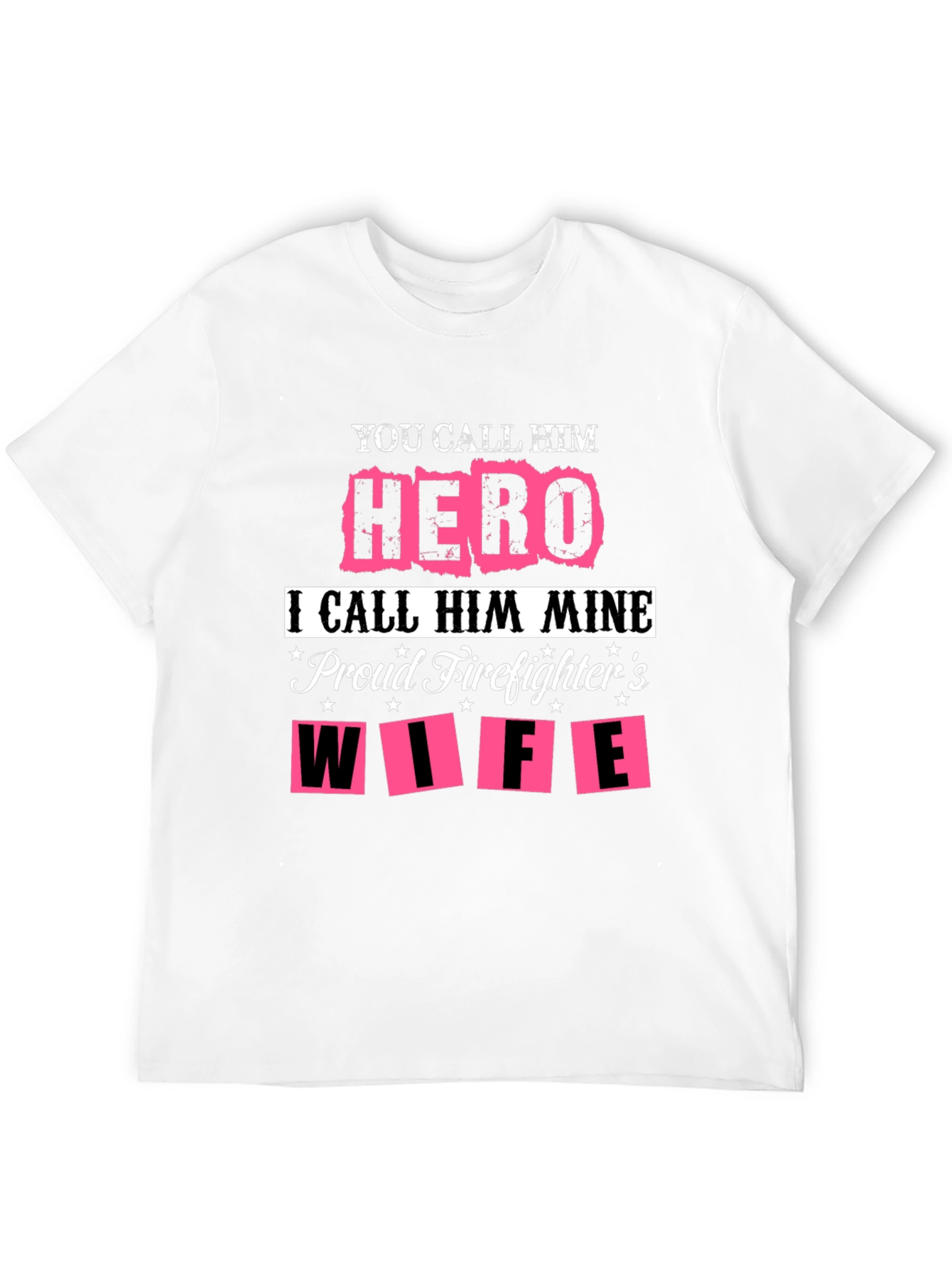 Proud Firefighters Wife Graphic Tee