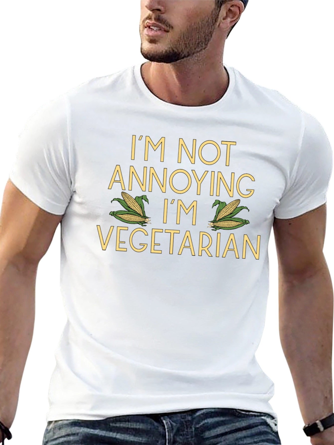 Vegetarian Humor T-Shirt - Annoying? Never!