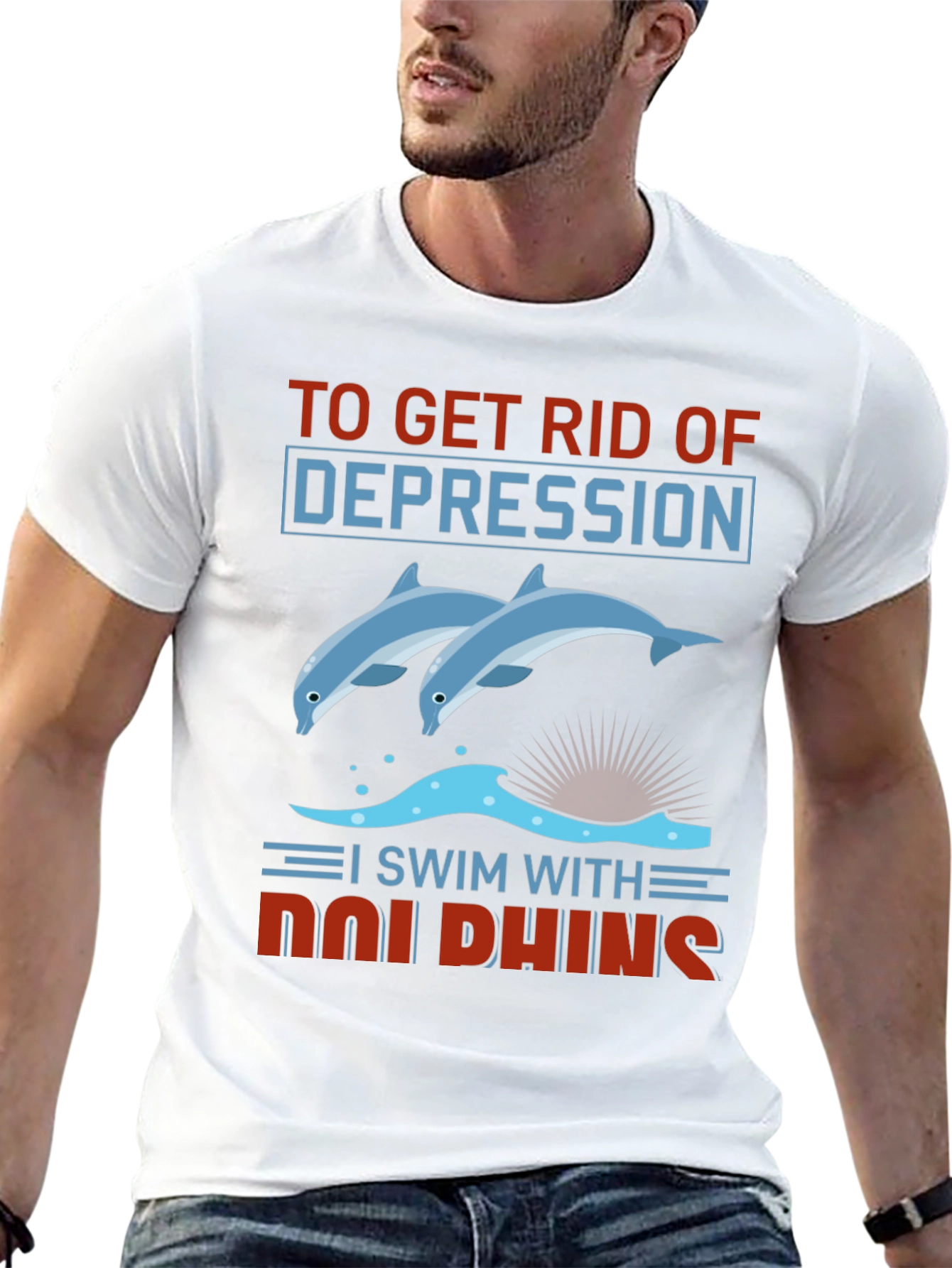 Dolphin Depression Relief T-Shirt