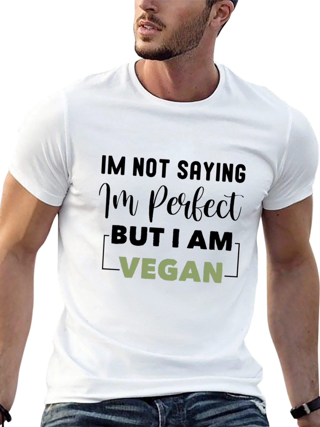 Vegan Perfection Black T-Shirt