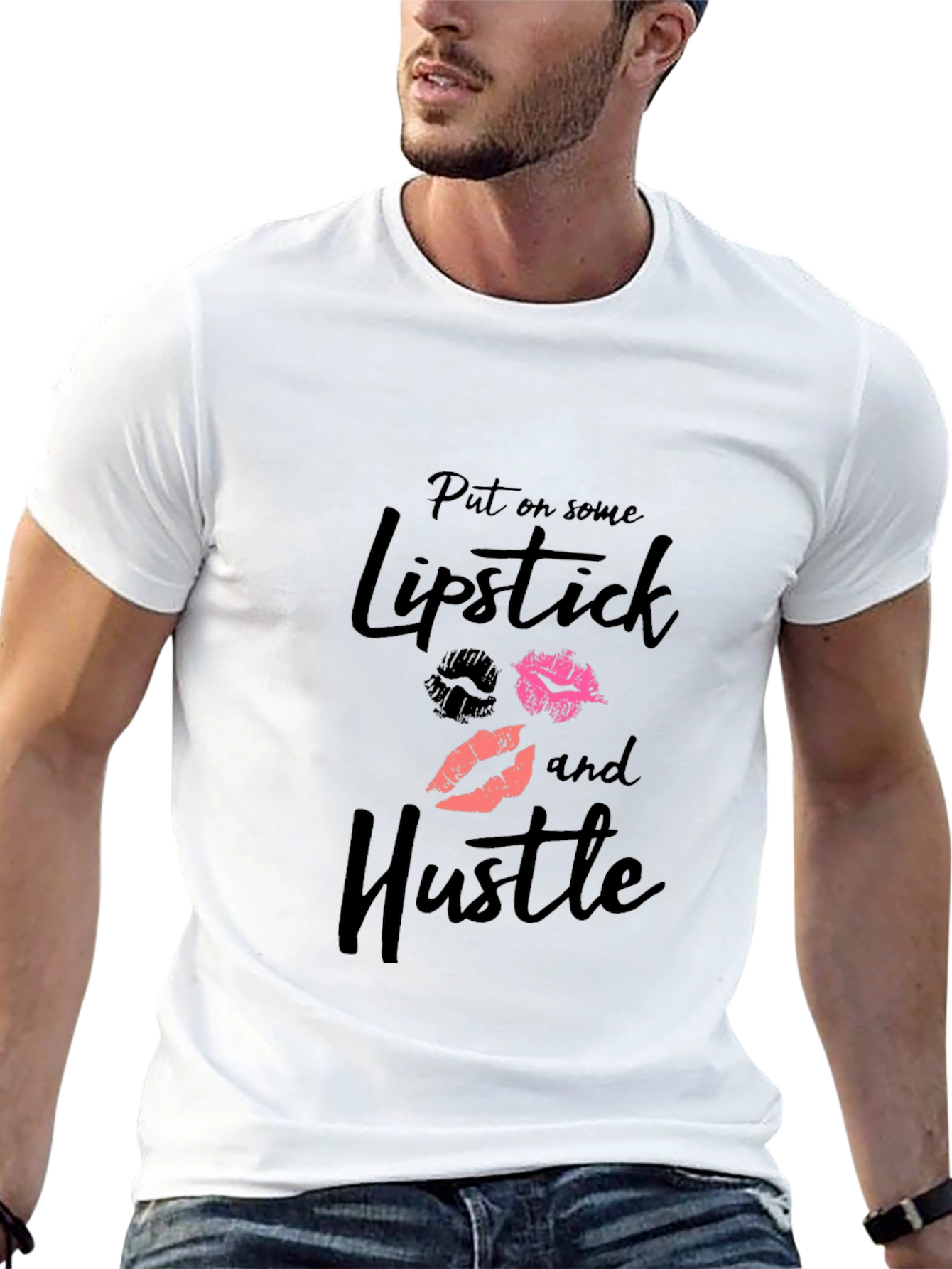 Lipstick and Hustle Graphic Tee