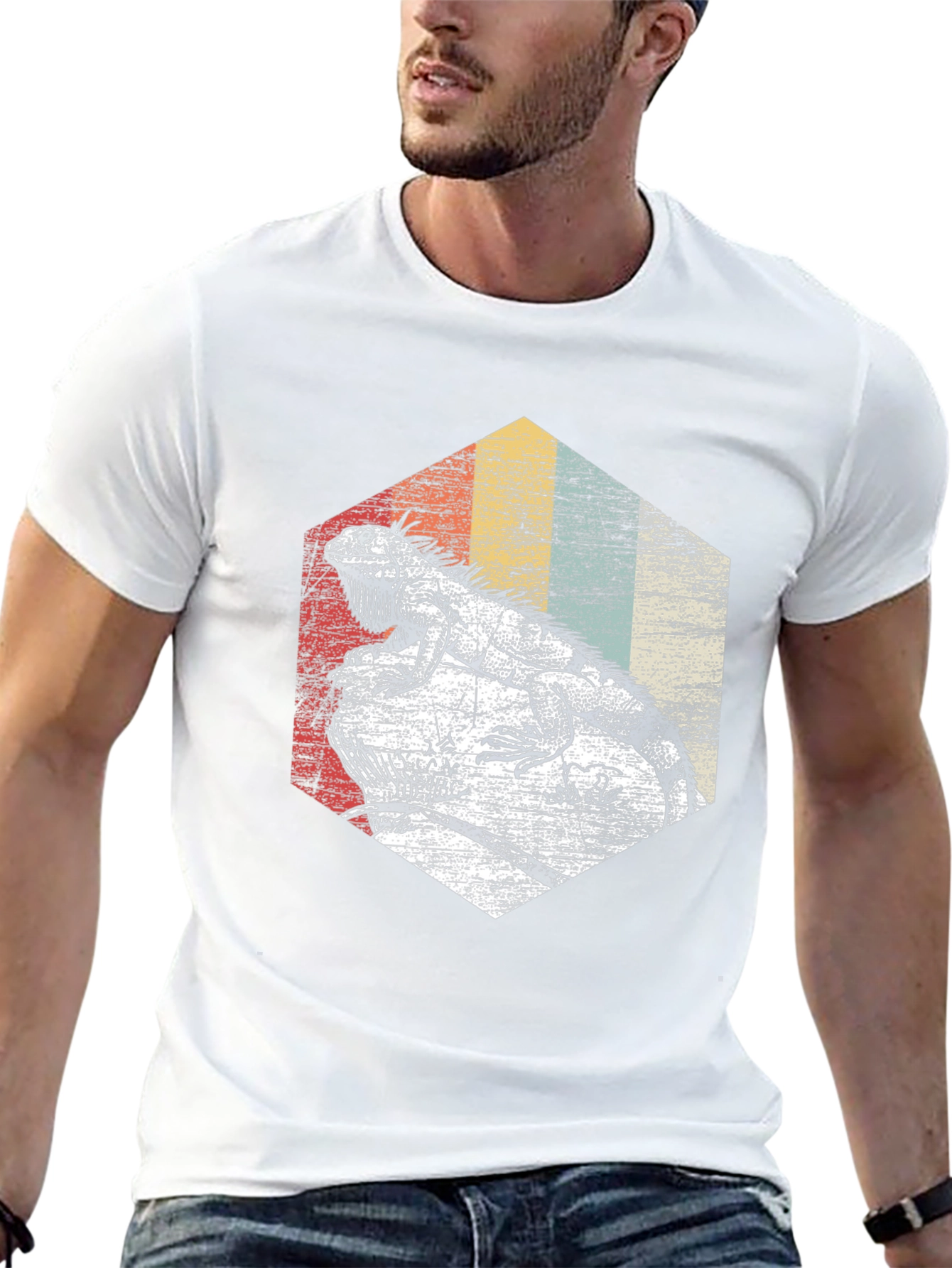 Retro Iguana Graphic Tee