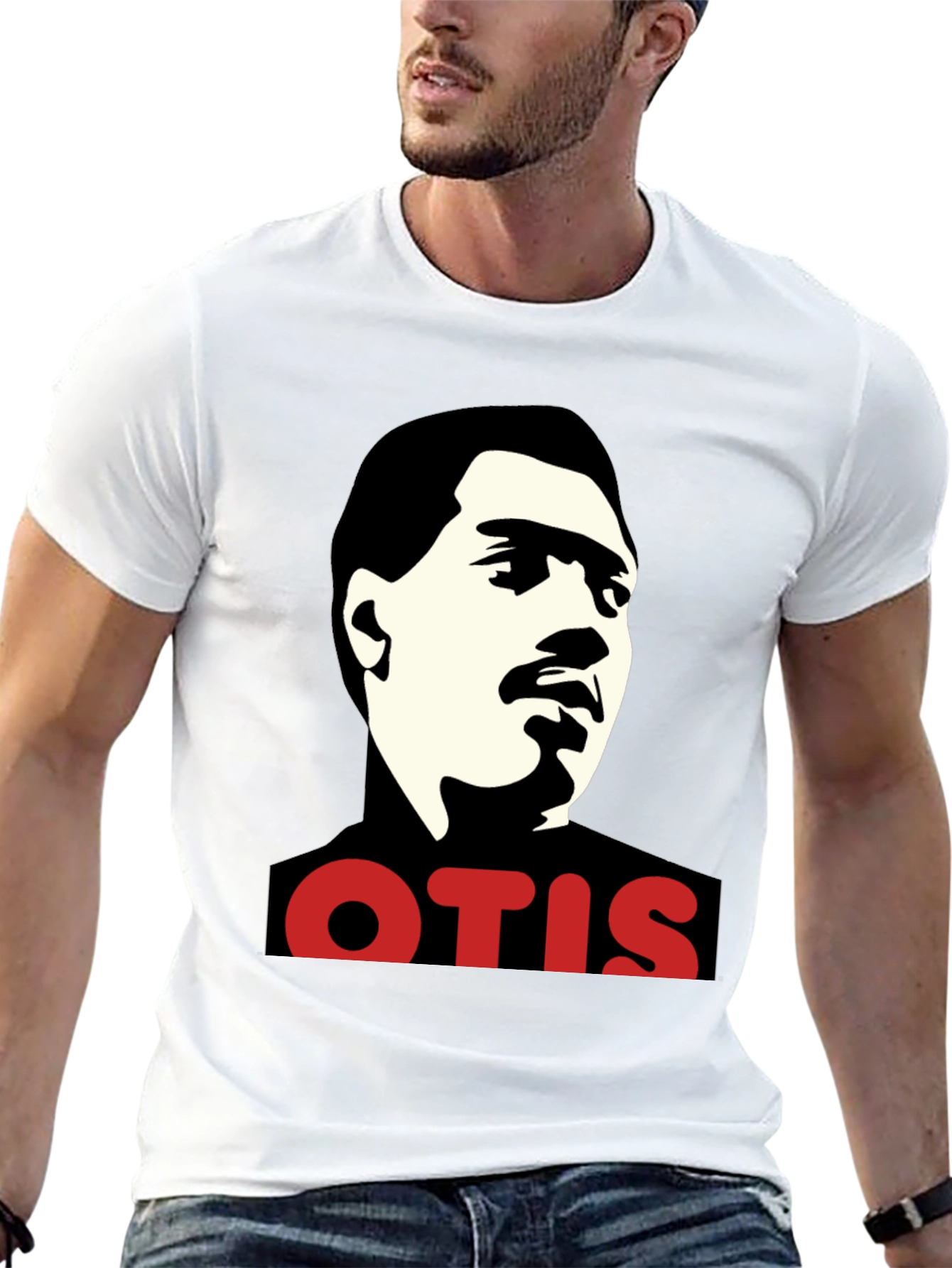 Otis Redding Portrait Black T-Shirt