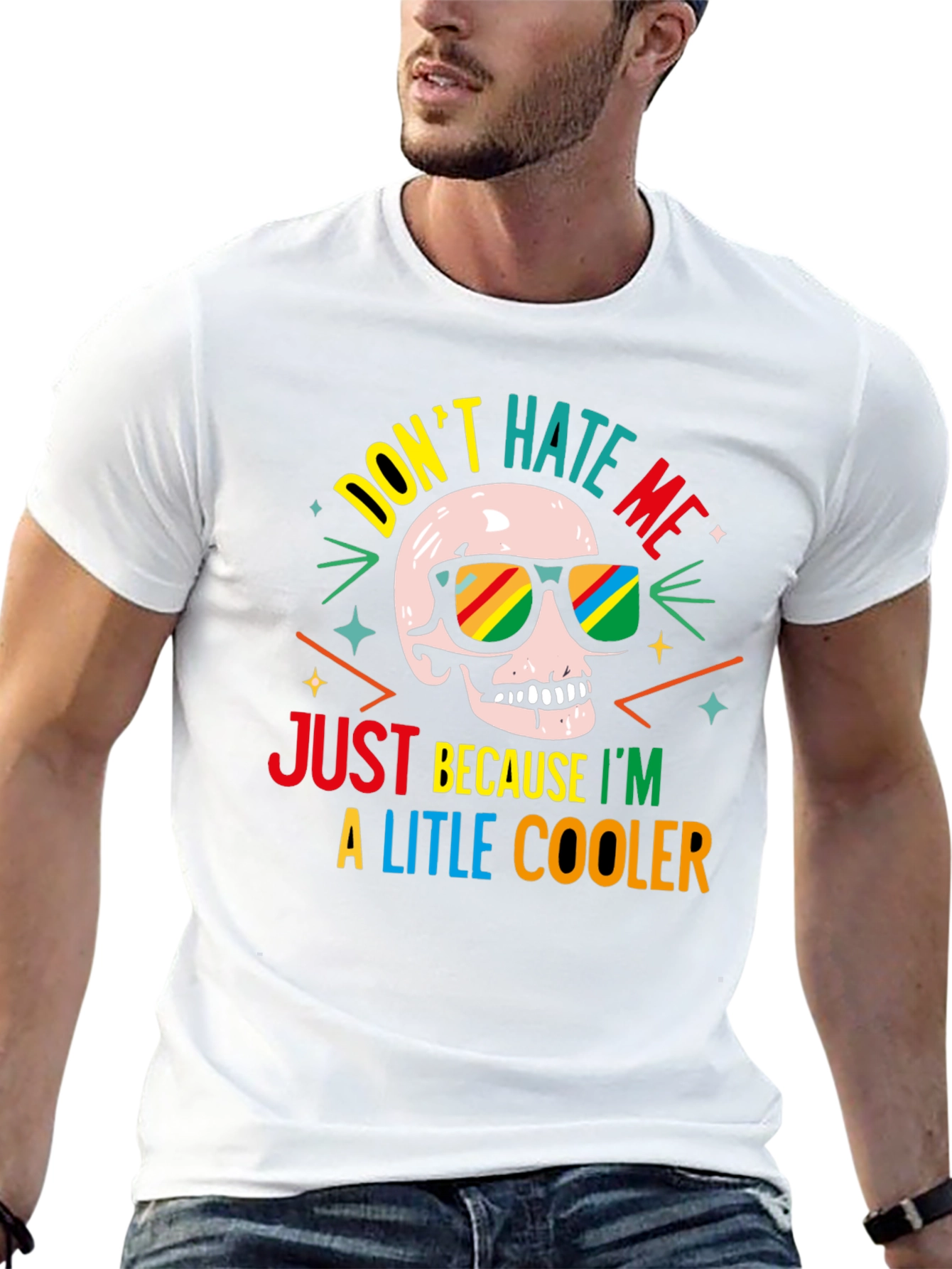 Cool Skull T-Shirt - Dont Hate Me!
