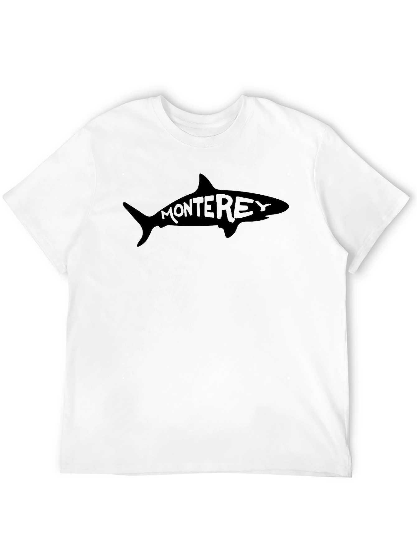 Monterey Shark Graphic Black T-Shirt